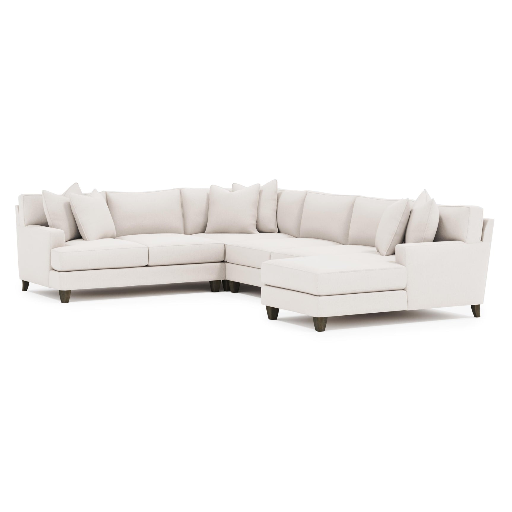 Mila Ivory Sectional - Ornate Home