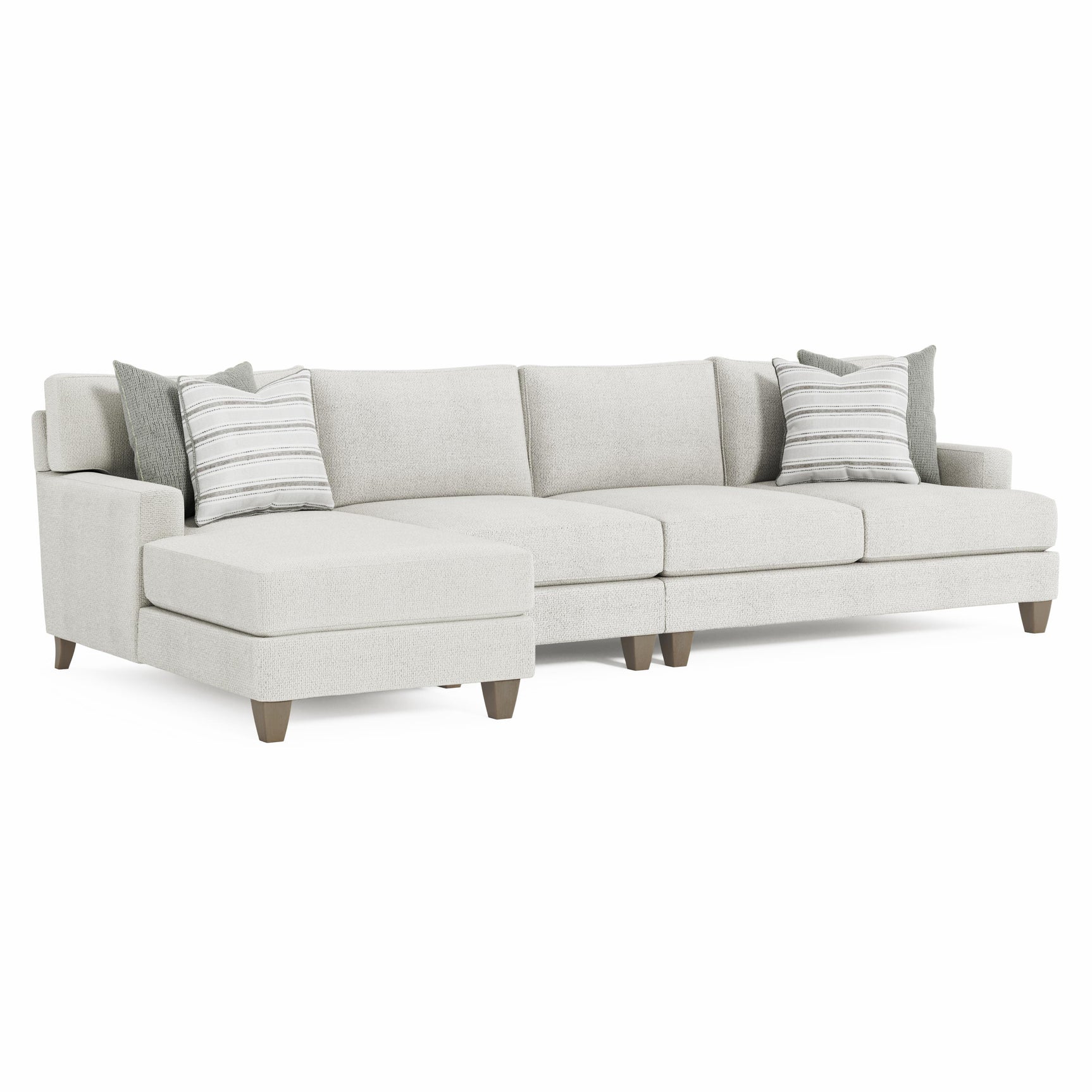 Mila Smoky Grey Sectional - Ornate Home