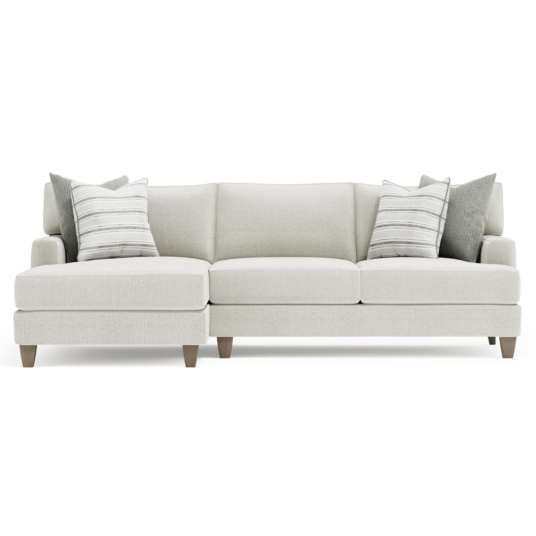 Mila Smoky Grey Sectional - Ornate Home