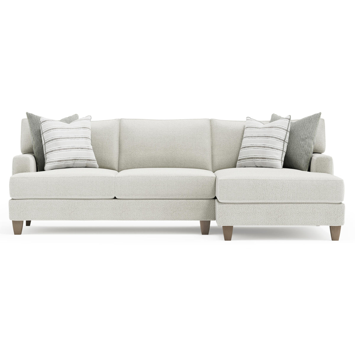 Mila Smoky Grey Sectional - Ornate Home