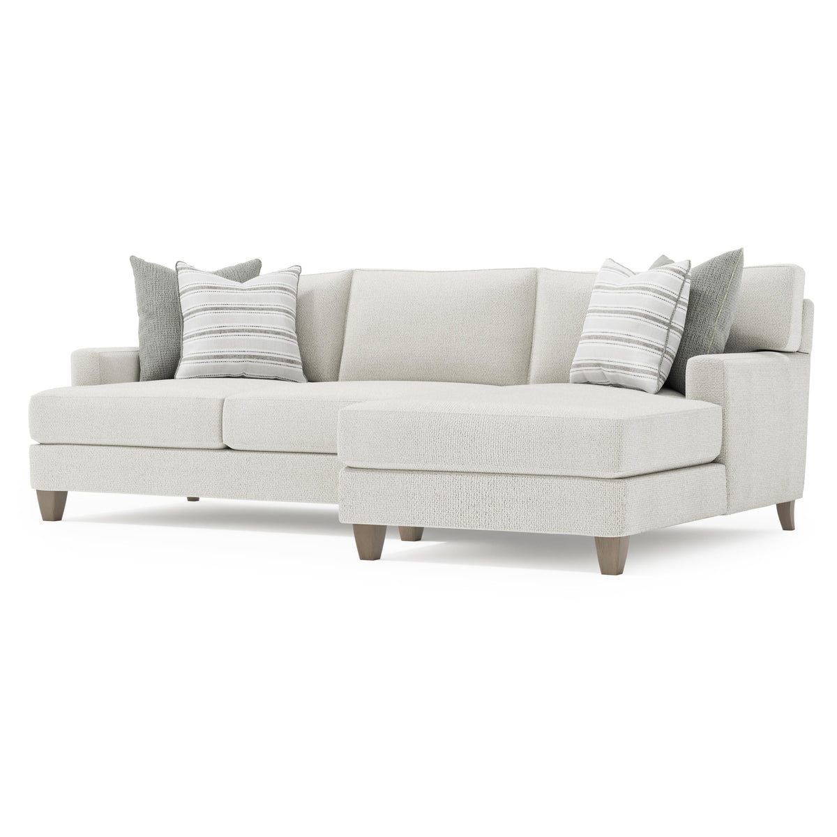 Mila Smoky Grey Sectional - Ornate Home