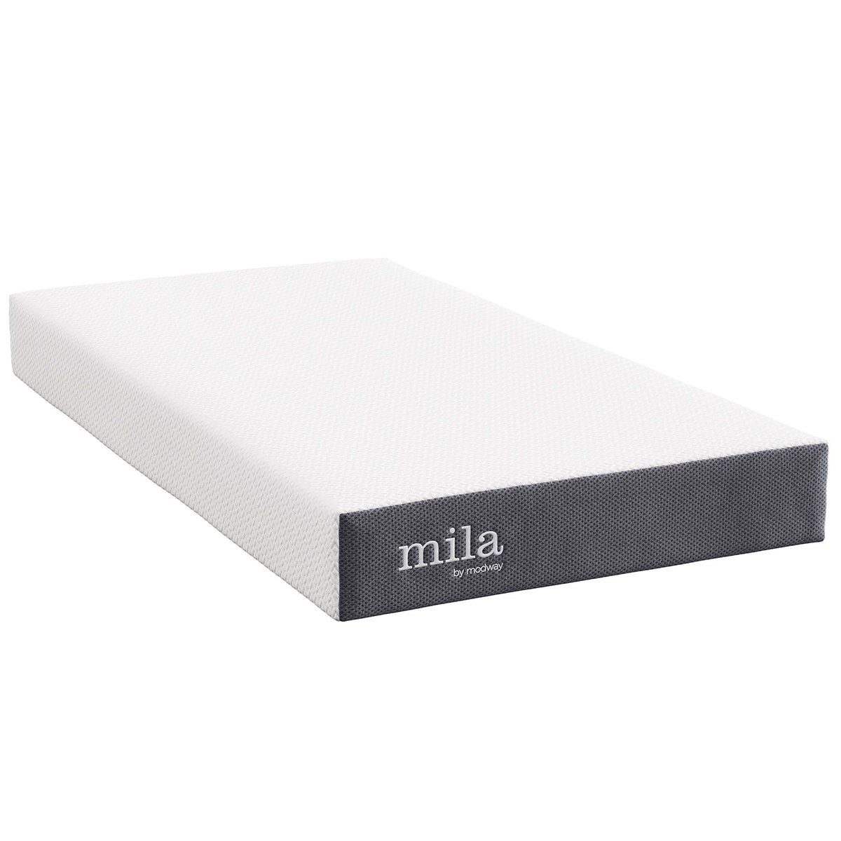 Mila White 8" Twin Mattress - Ornate Home