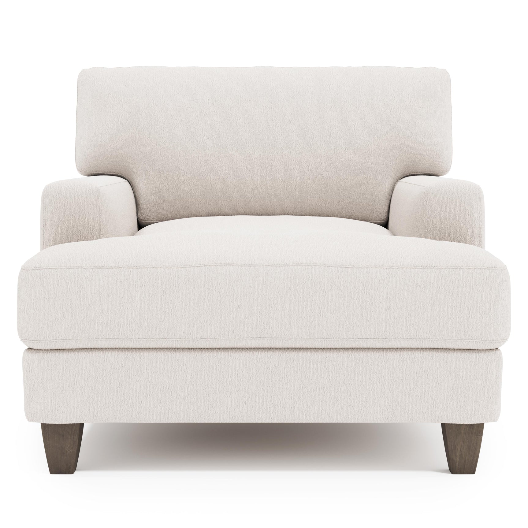 Mila White/Cream Fabric Chair - Ornate Home