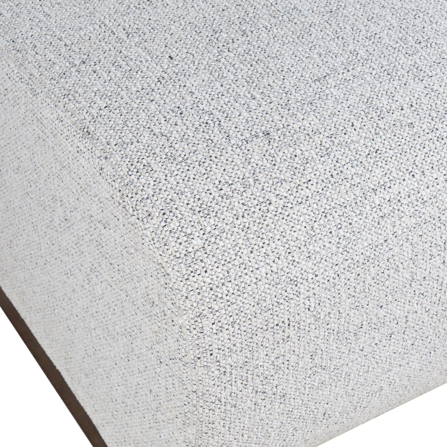 Milano Neutral Texture One Seat Banquette - Ornate Home