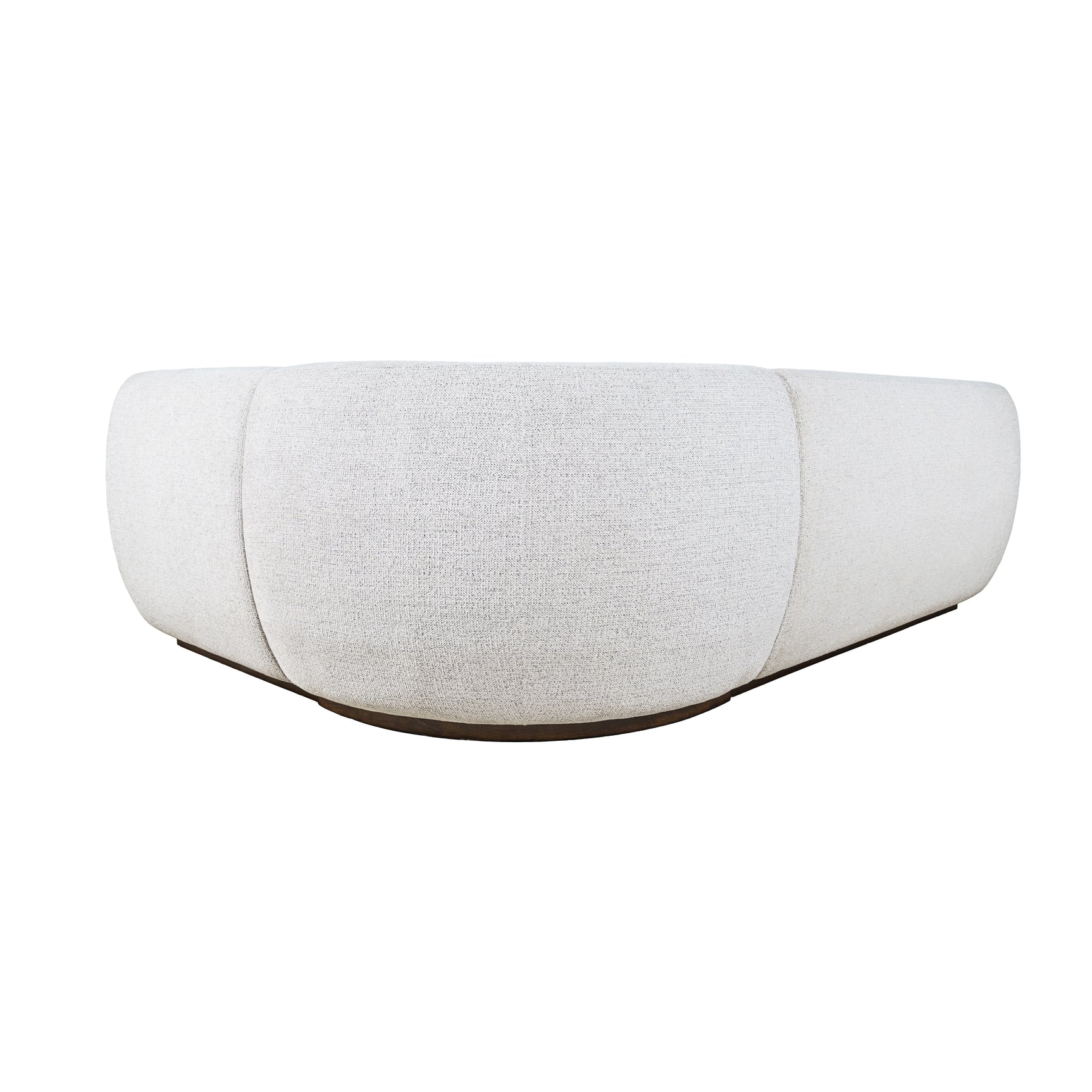 Milano Neutral Texture Three Seat Banquette - Ornate Home