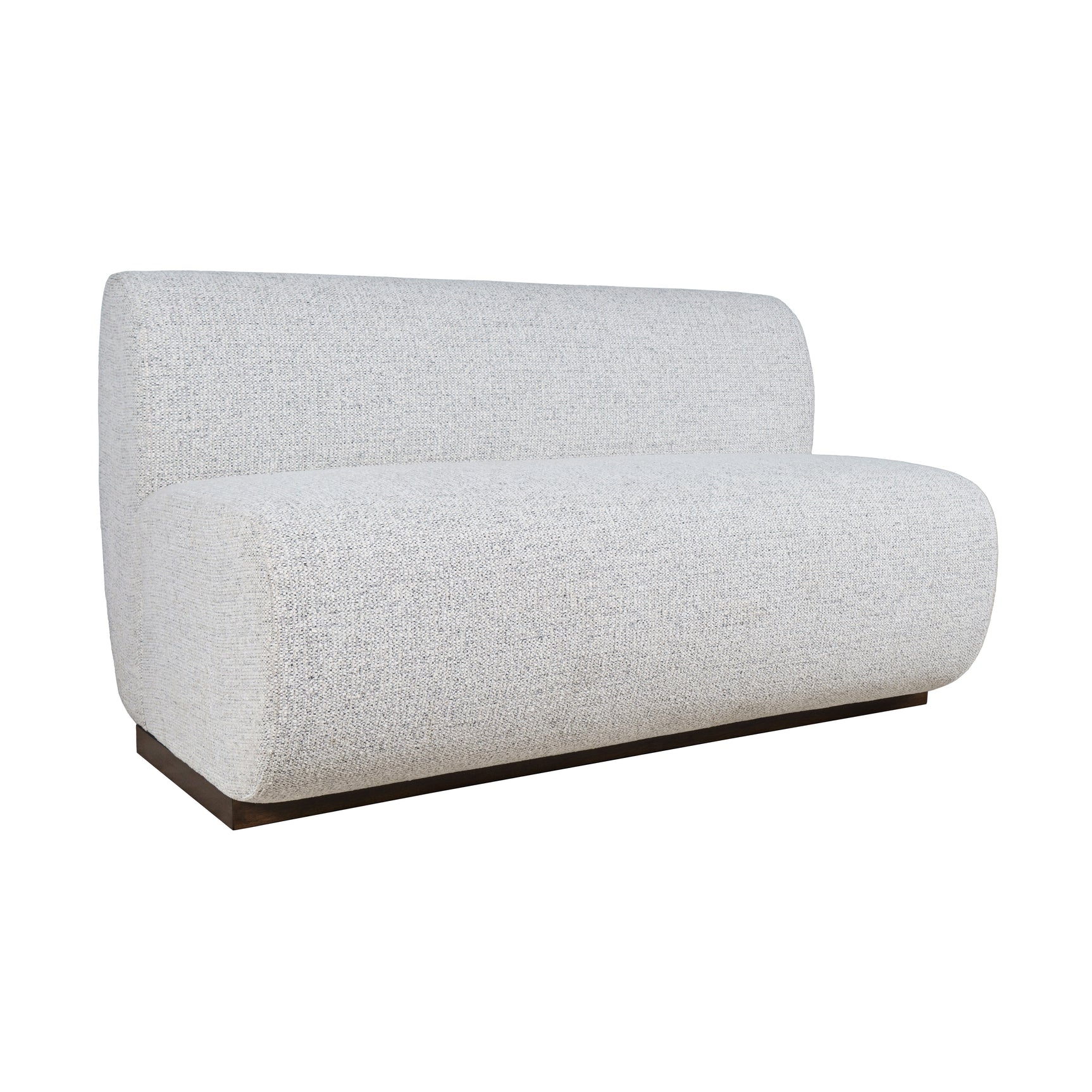 Milano Neutral Texture Three Seat Banquette - Ornate Home