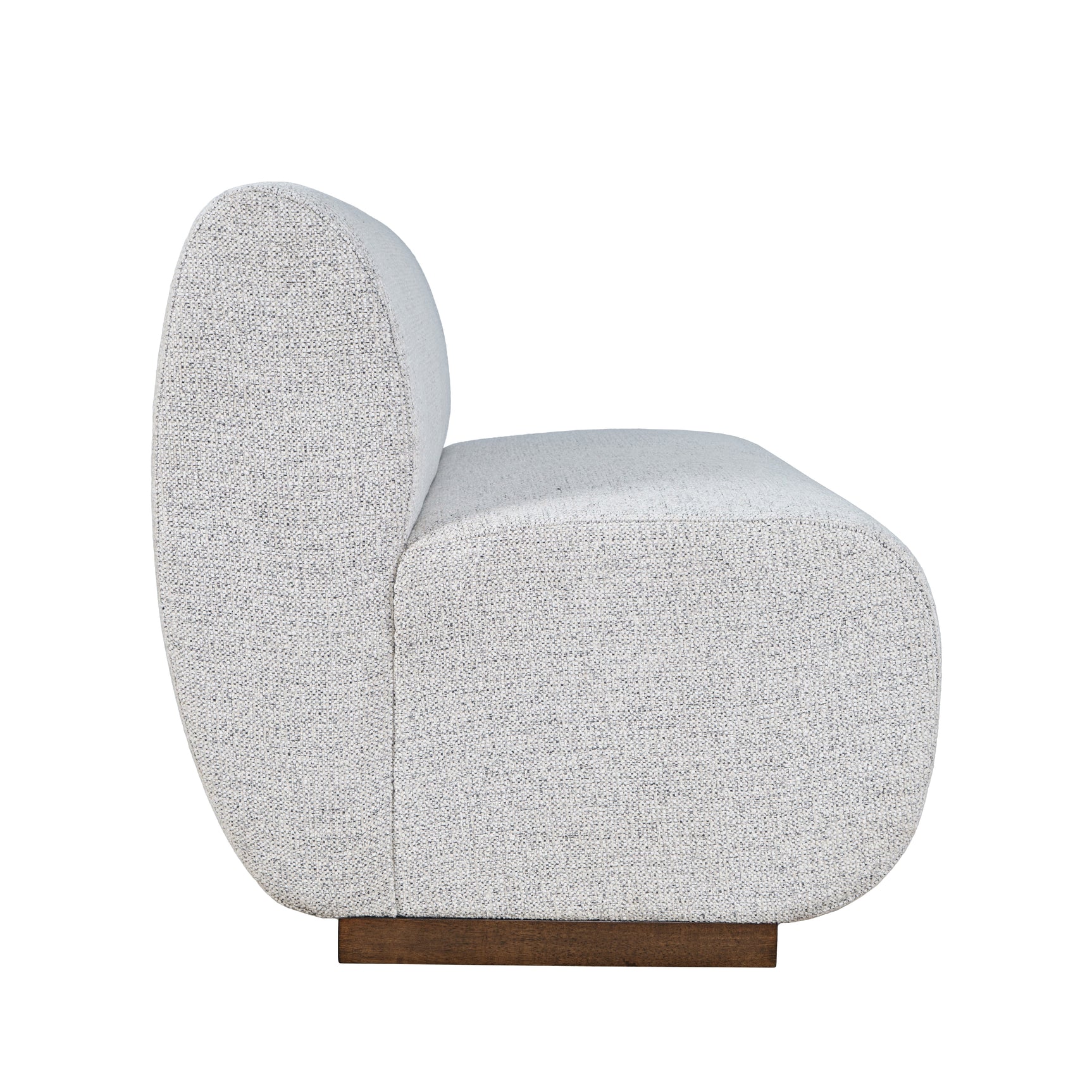 Milano Neutral Texture Two Seat Banquette - Ornate Home