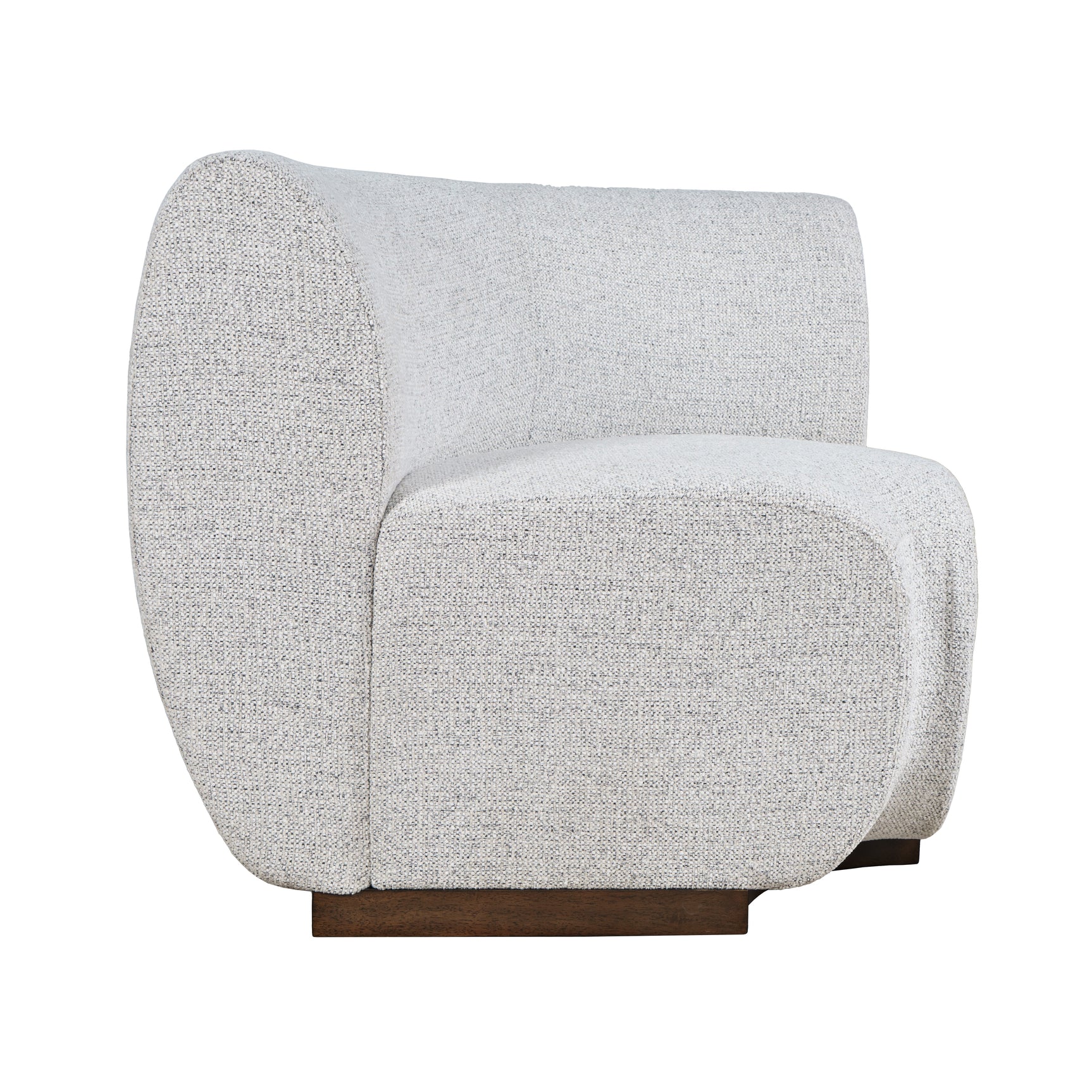 Milano Neutral Texture Wedge Banquette - Ornate Home