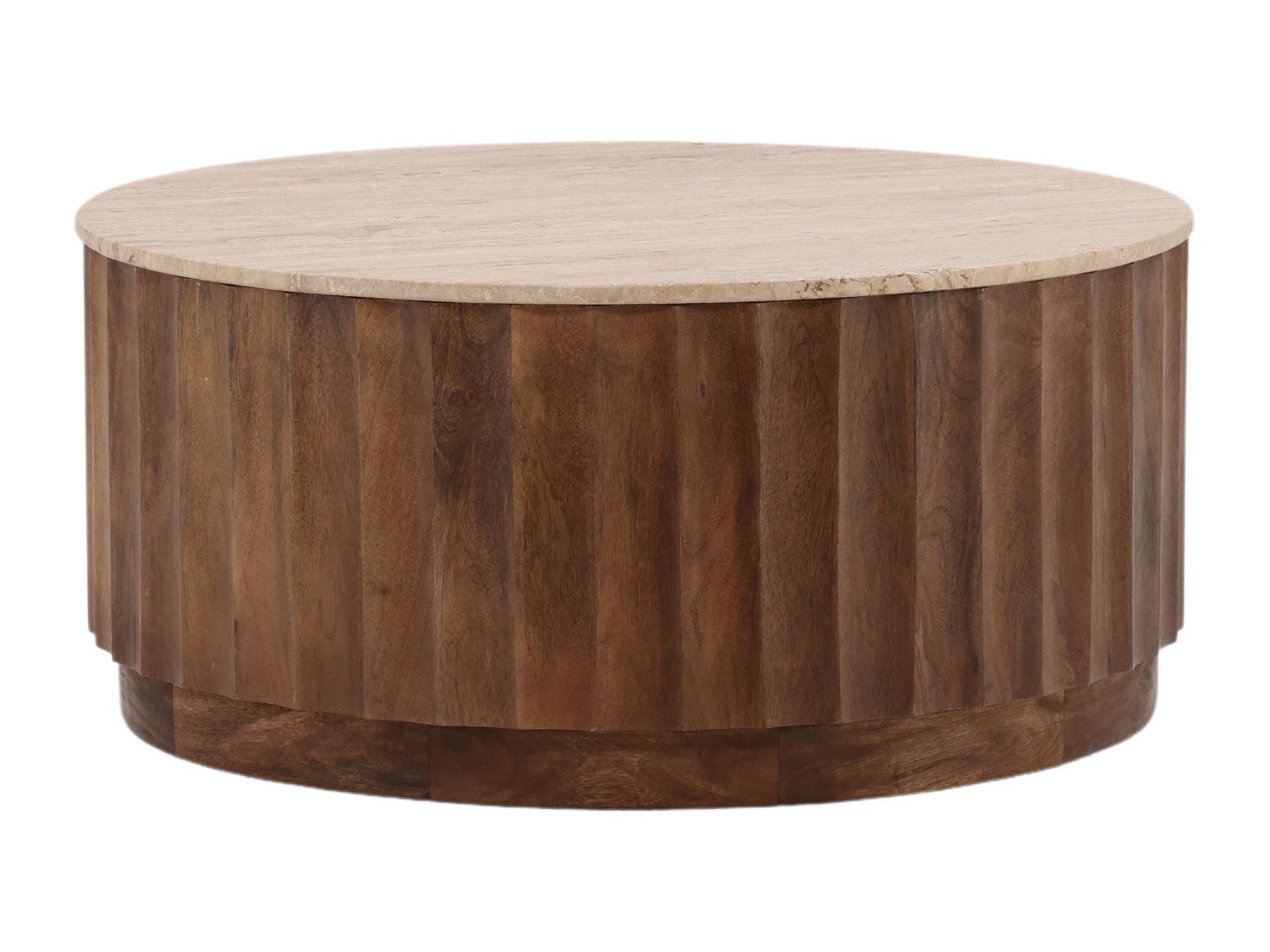 Milburn Natural/Brown Coffee Table - Ornate Home