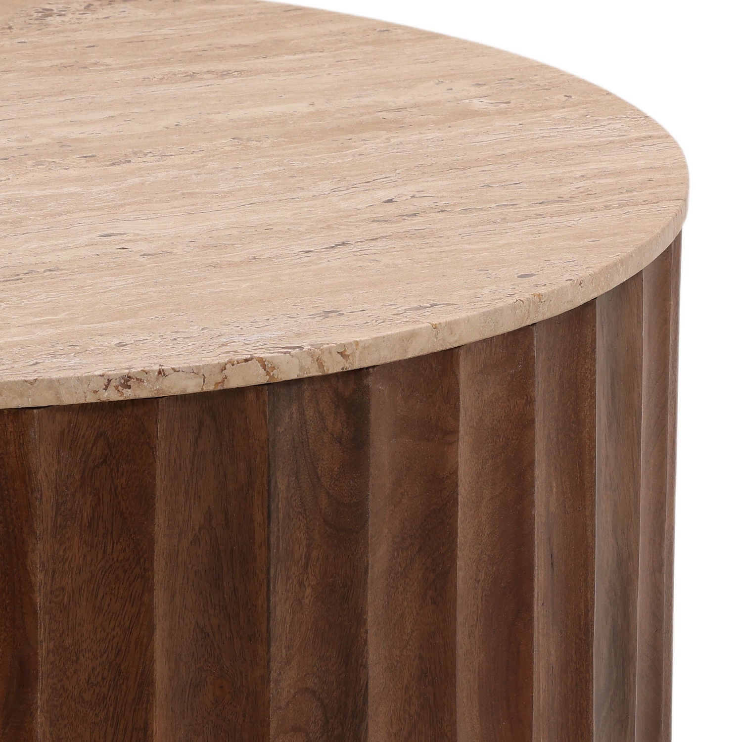 Milburn Natural/Brown Coffee Table - Ornate Home