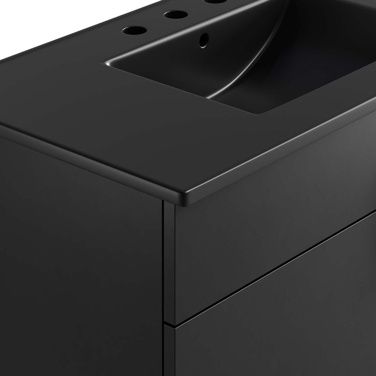 Miles Black 36" Bathroom Vanity - Ornate Home