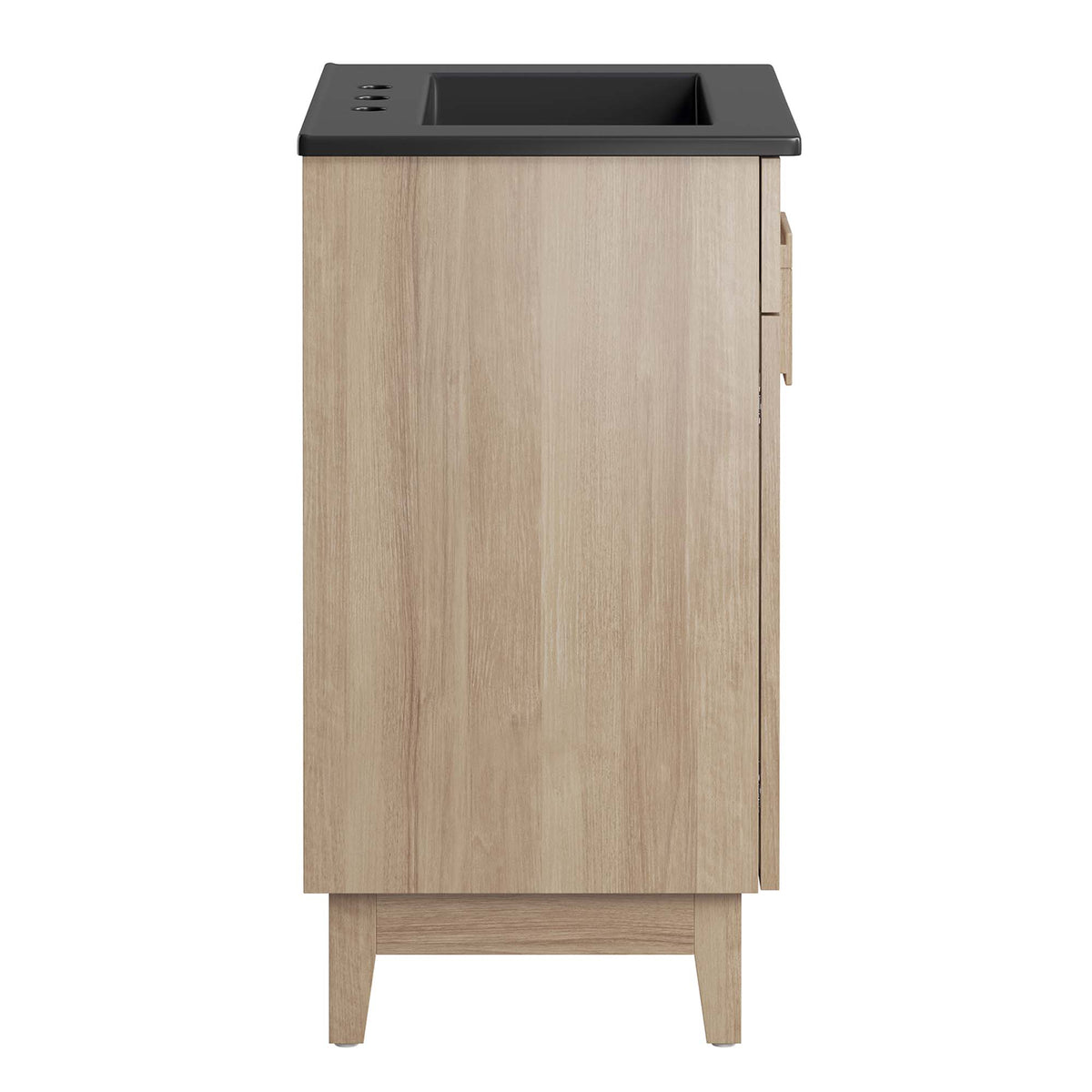 Miles Black/Oak 24" Bathroom Vanity - Ornate Home
