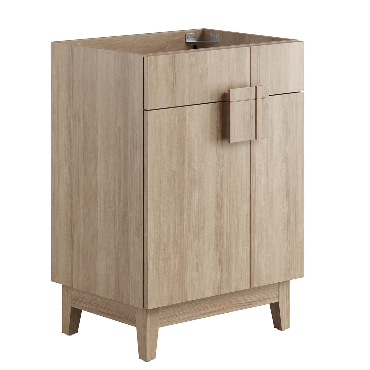 Miles Oak 24" Bathroom Vanity Cabinet (Sink Basin Not Included) - Ornate Home