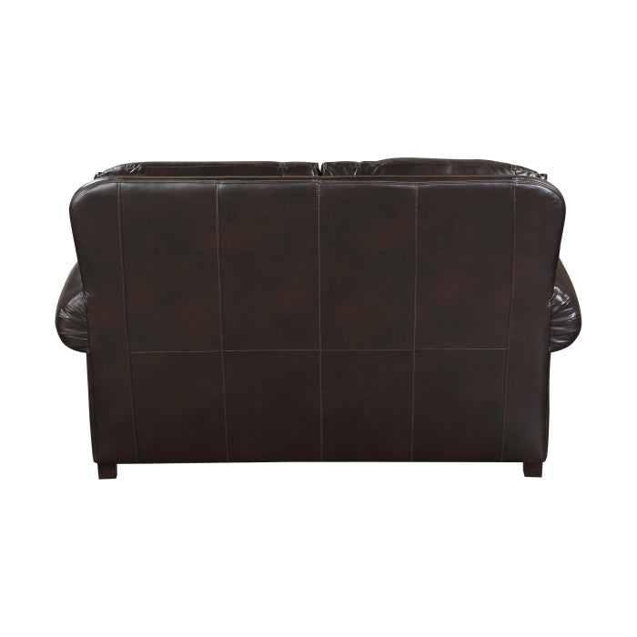 Milford Brown Loveseat - Ornate Home
