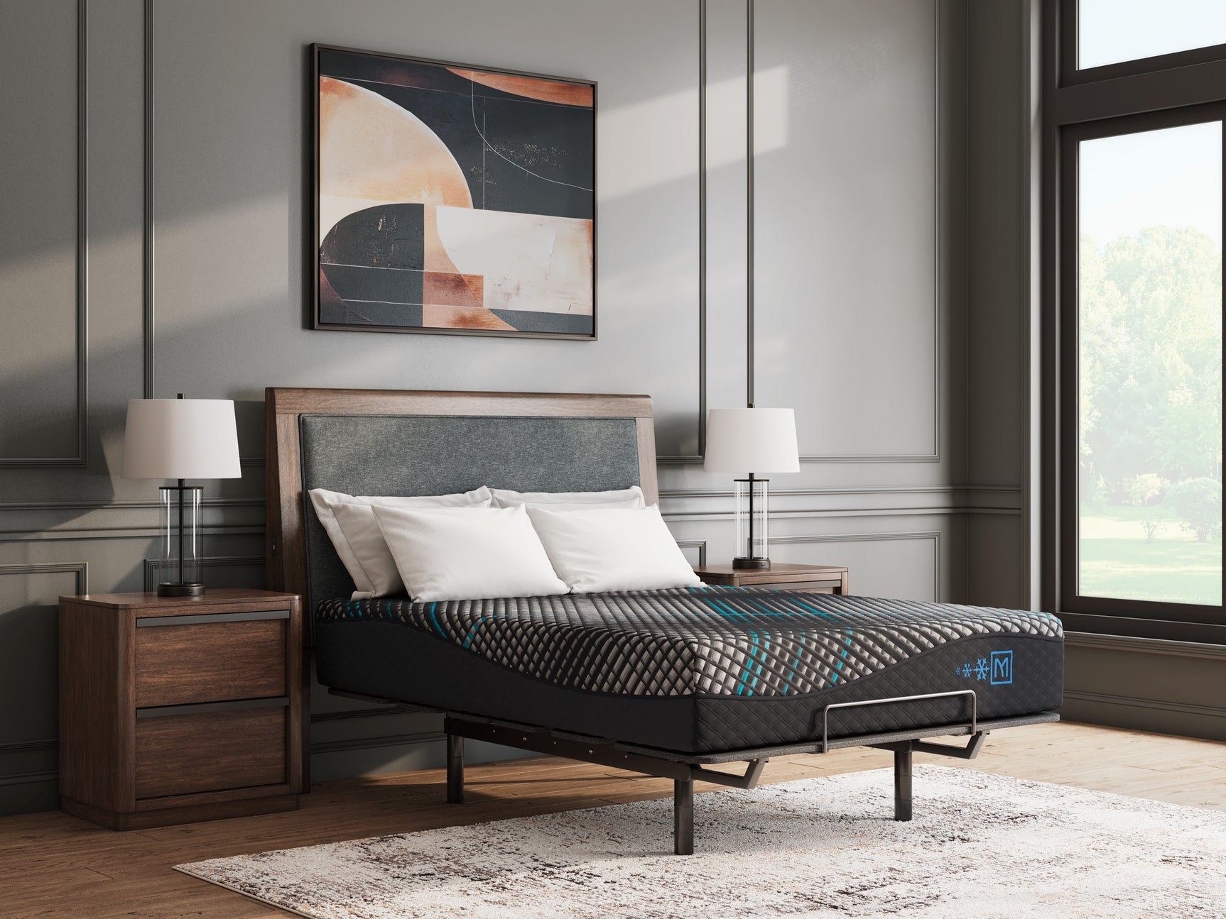 Millennium 2.0 Foam 12 Inch Black King Mattress - Ornate Home