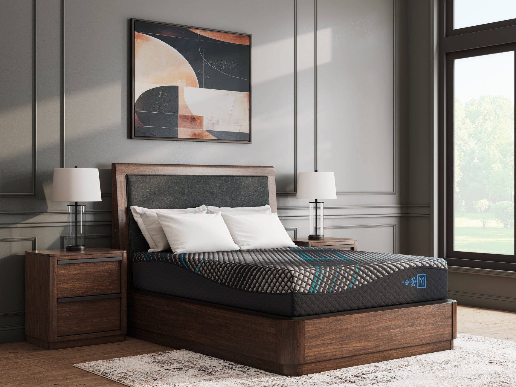 Millennium 2.0 Foam 12 Inch Black Queen Mattress (Online Special Price) - Ornate Home