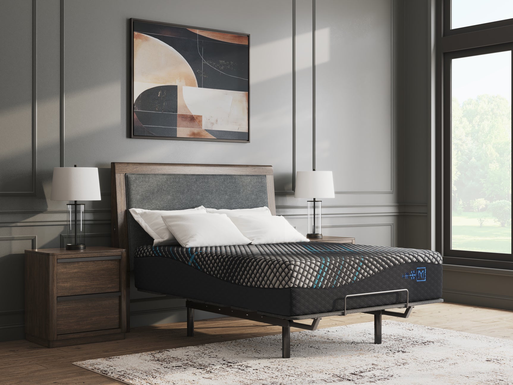 Millennium 2.0 Foam 14 Inch Black California King Mattress - Ornate Home