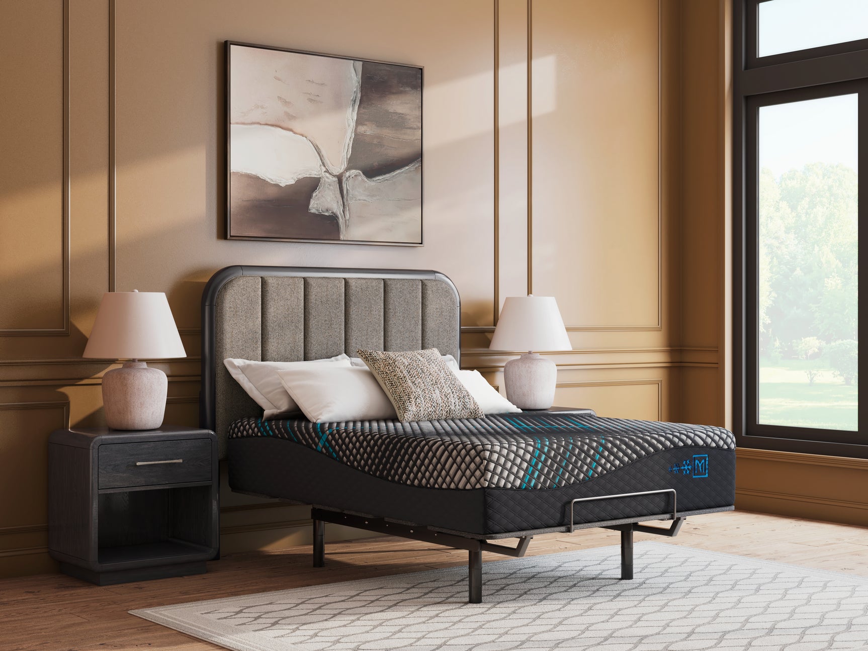 Millennium 2.0 Hybrid 14 Inch Black California King Mattress - Ornate Home