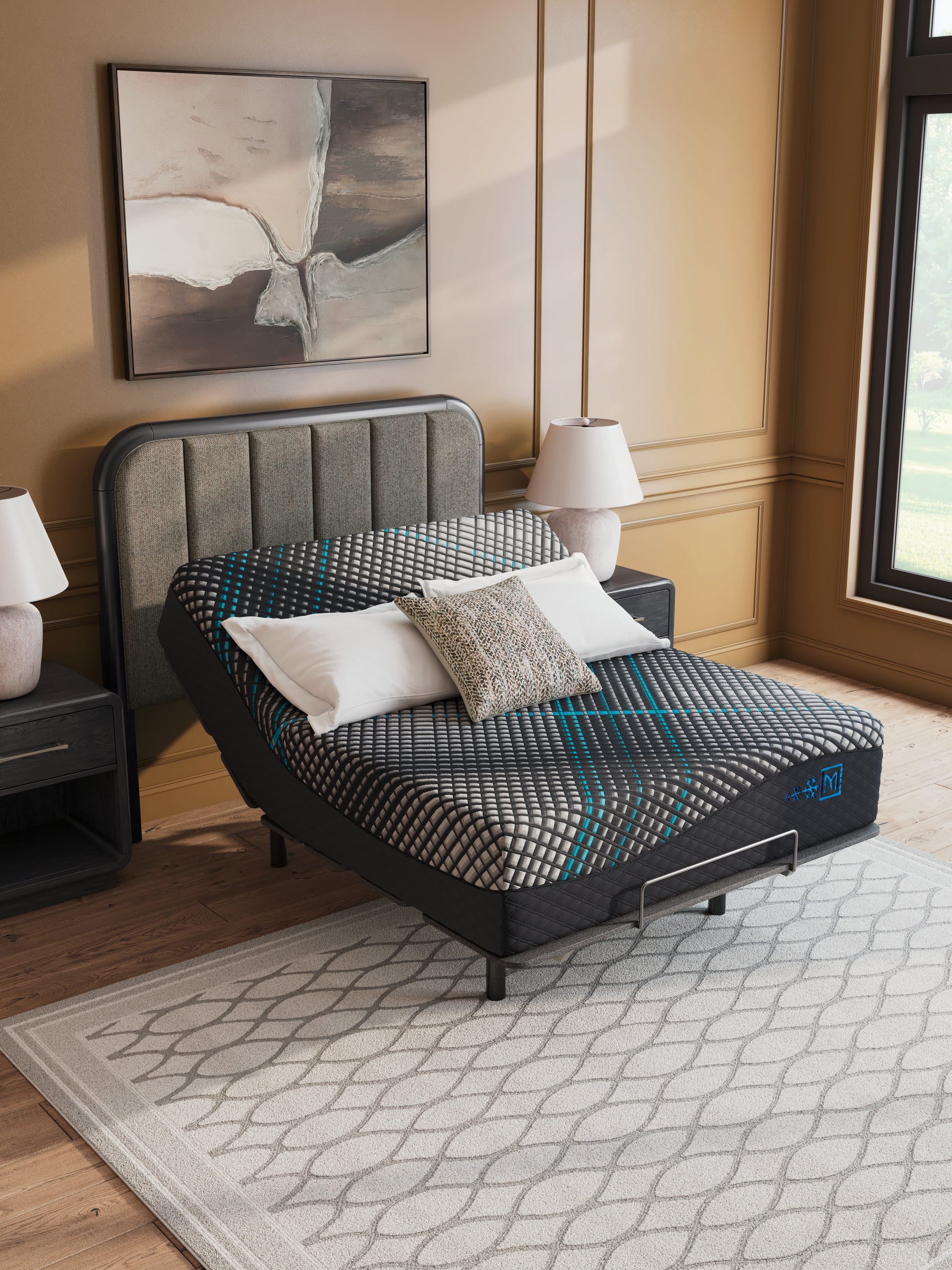 Millennium 2.0 Hybrid 14 Inch Black Queen Mattress - Ornate Home