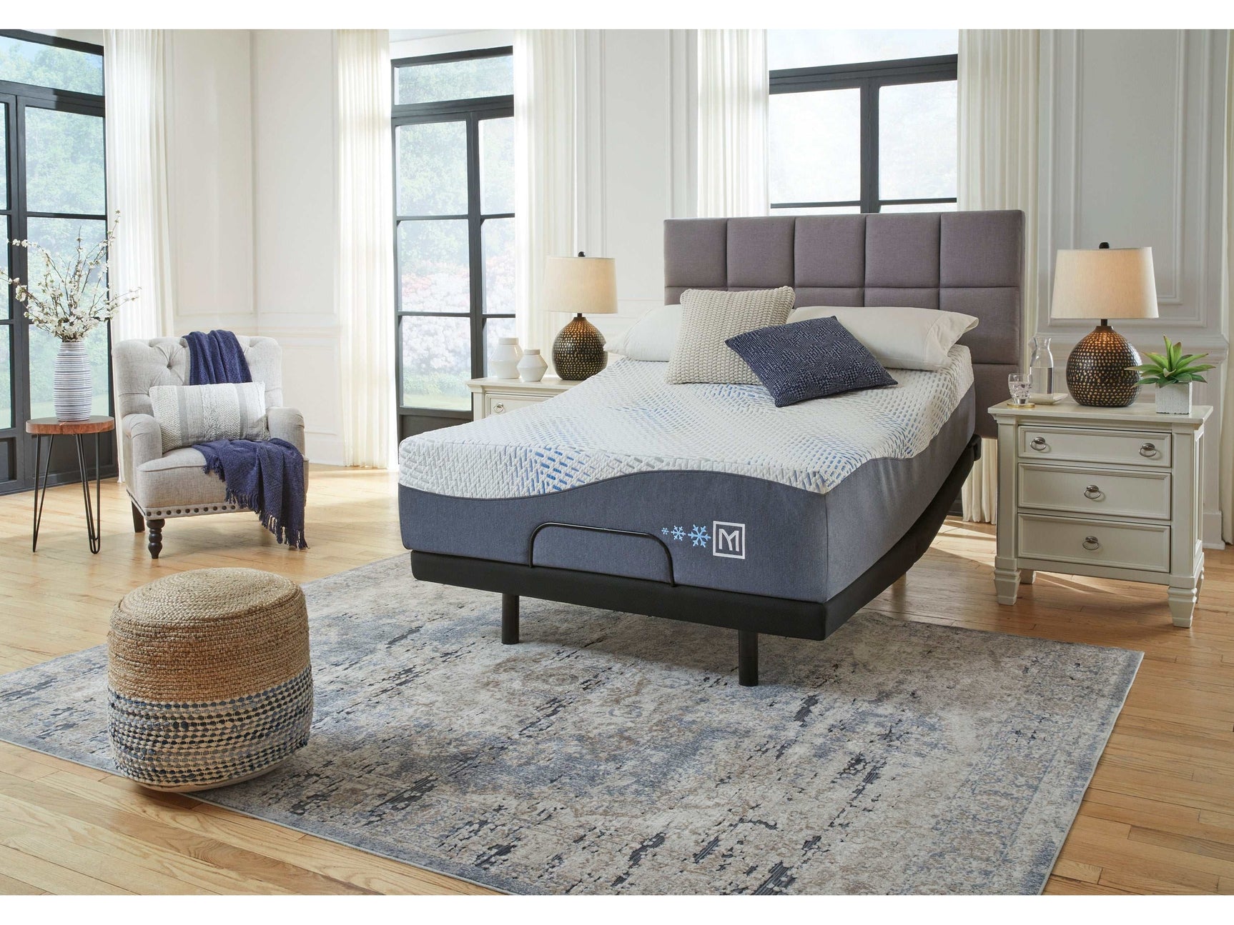 Millennium Gel Memory Foam Hybrid Queen 15" Mattress / plush - Ornate Home