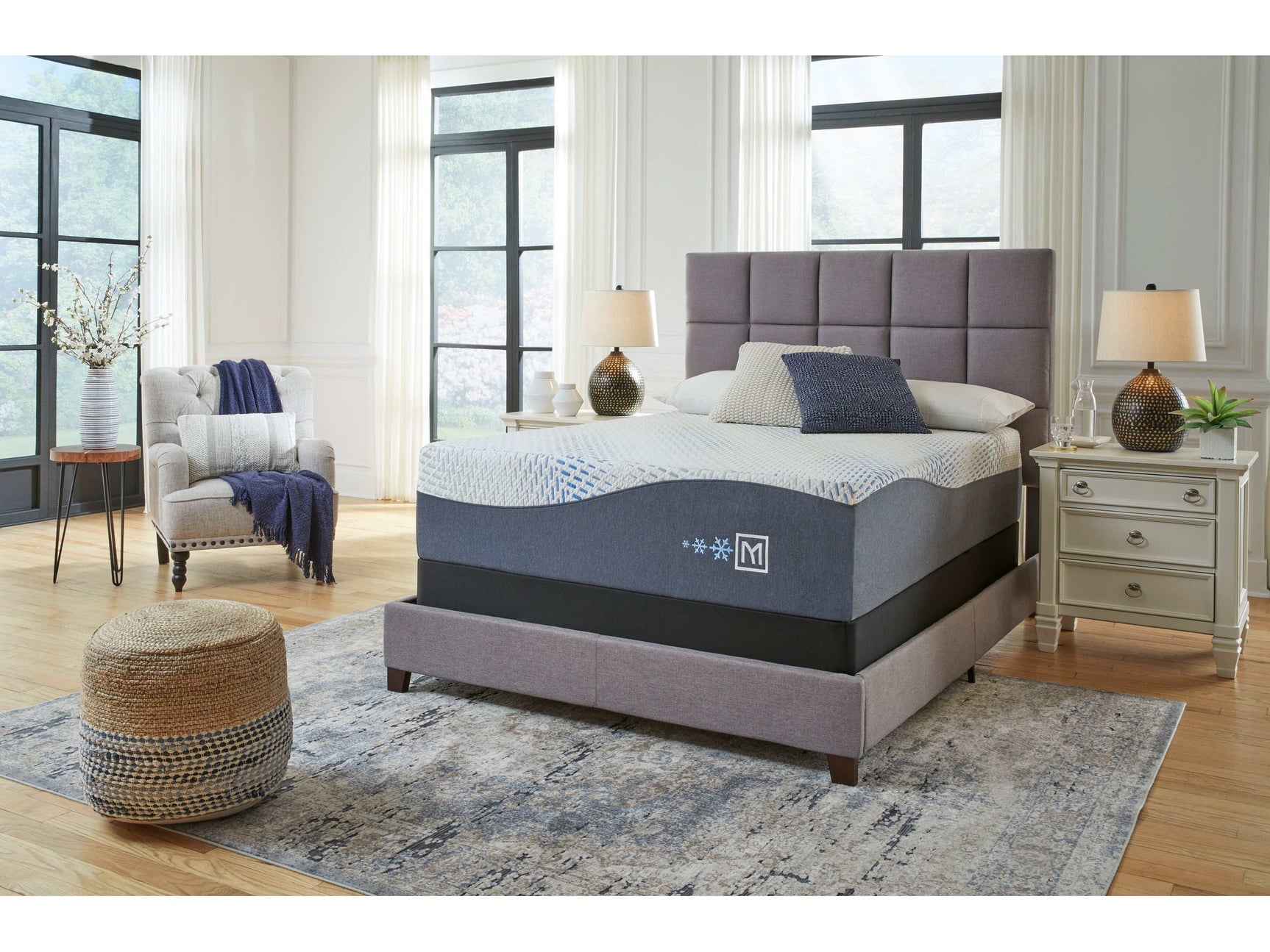 Millennium Gel Memory Foam Hybrid Queen 15" Mattress / plush - Ornate Home