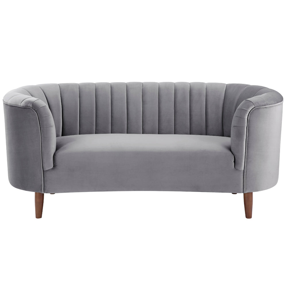 Millephri Gray Loveseat - Ornate Home