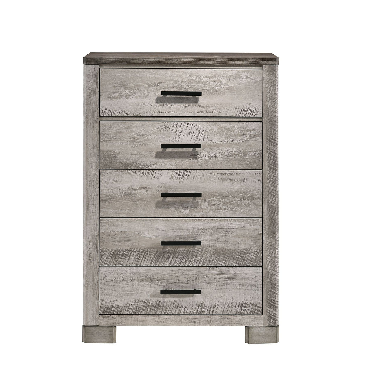 Millers Cove Gray 5-Piece Full Bedroom Set - Ornate Home