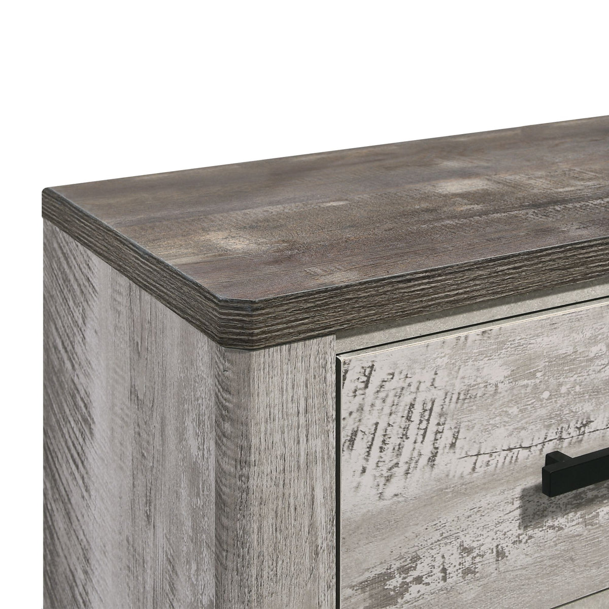 Millers Cove Grey 4-Piece King Bedroom Set with 2 Nightstands & Chest - Ornate Home