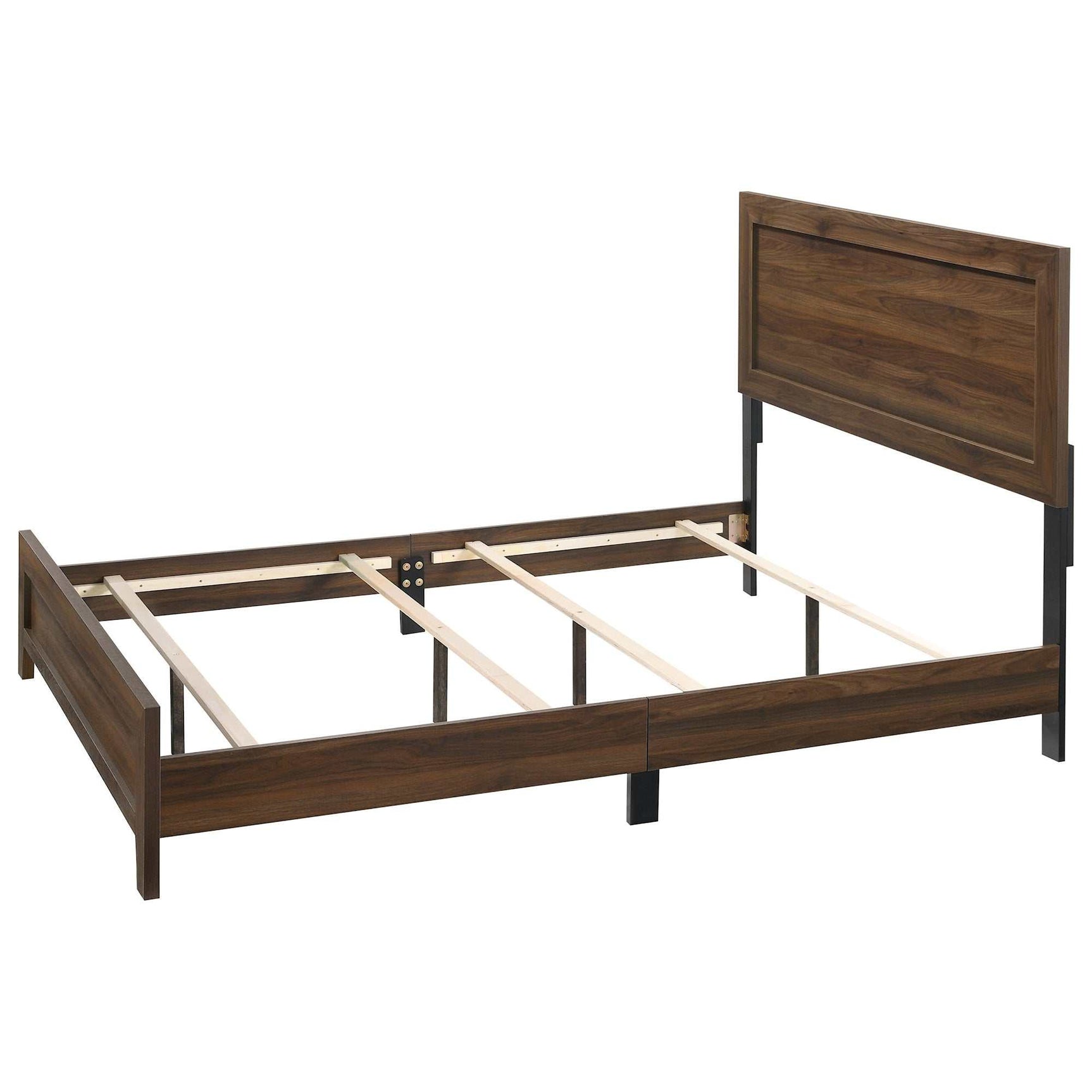 Millie Cherry Brown King Panel Bed - Ornate Home