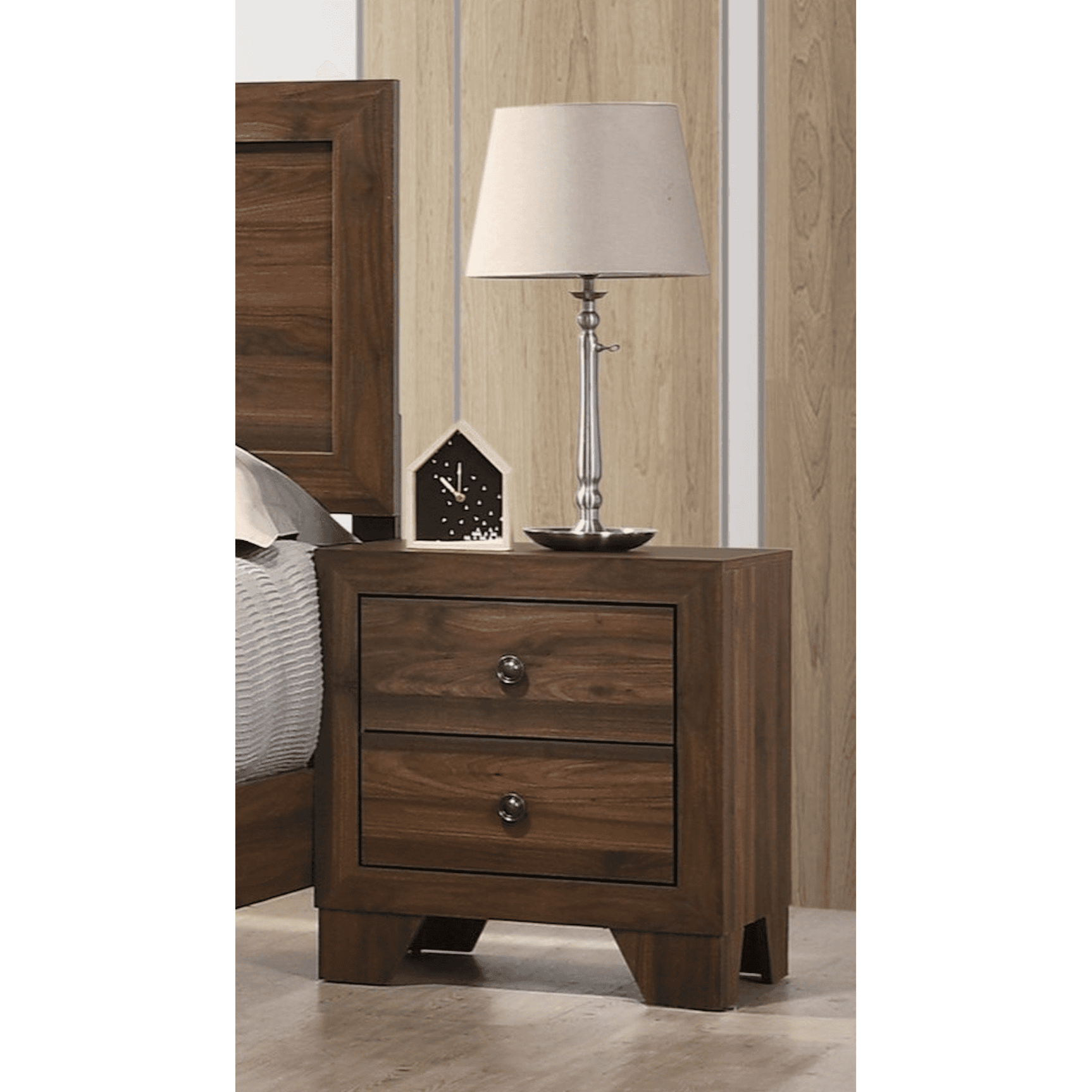 Millie Cherry Brown Nightstand - Ornate Home