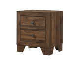 Millie Cherry Brown Upholstered Panel Bedroom Set - Ornate Home