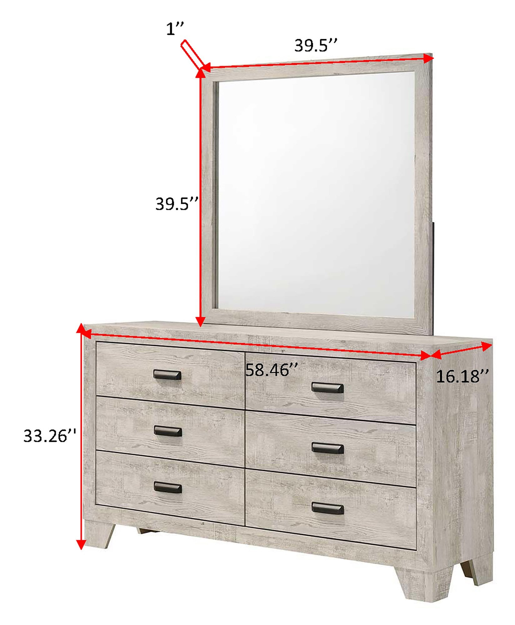 Millie White Panel Bedroom Set - Ornate Home