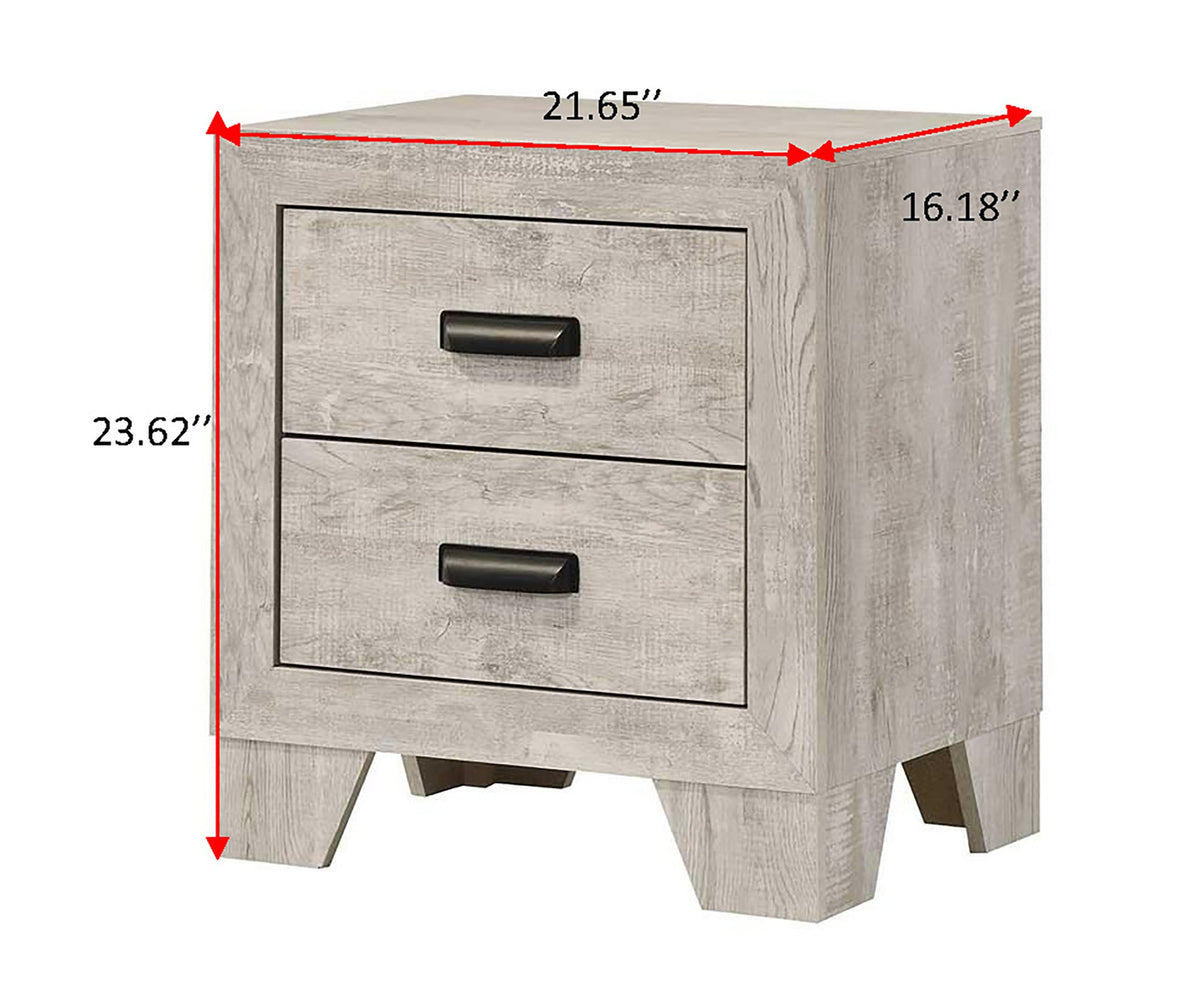 Millie White Panel Bedroom Set - Ornate Home