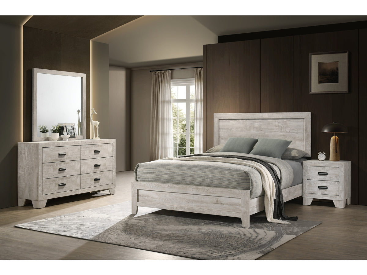 Millie White Panel Bedroom Set - Ornate Home