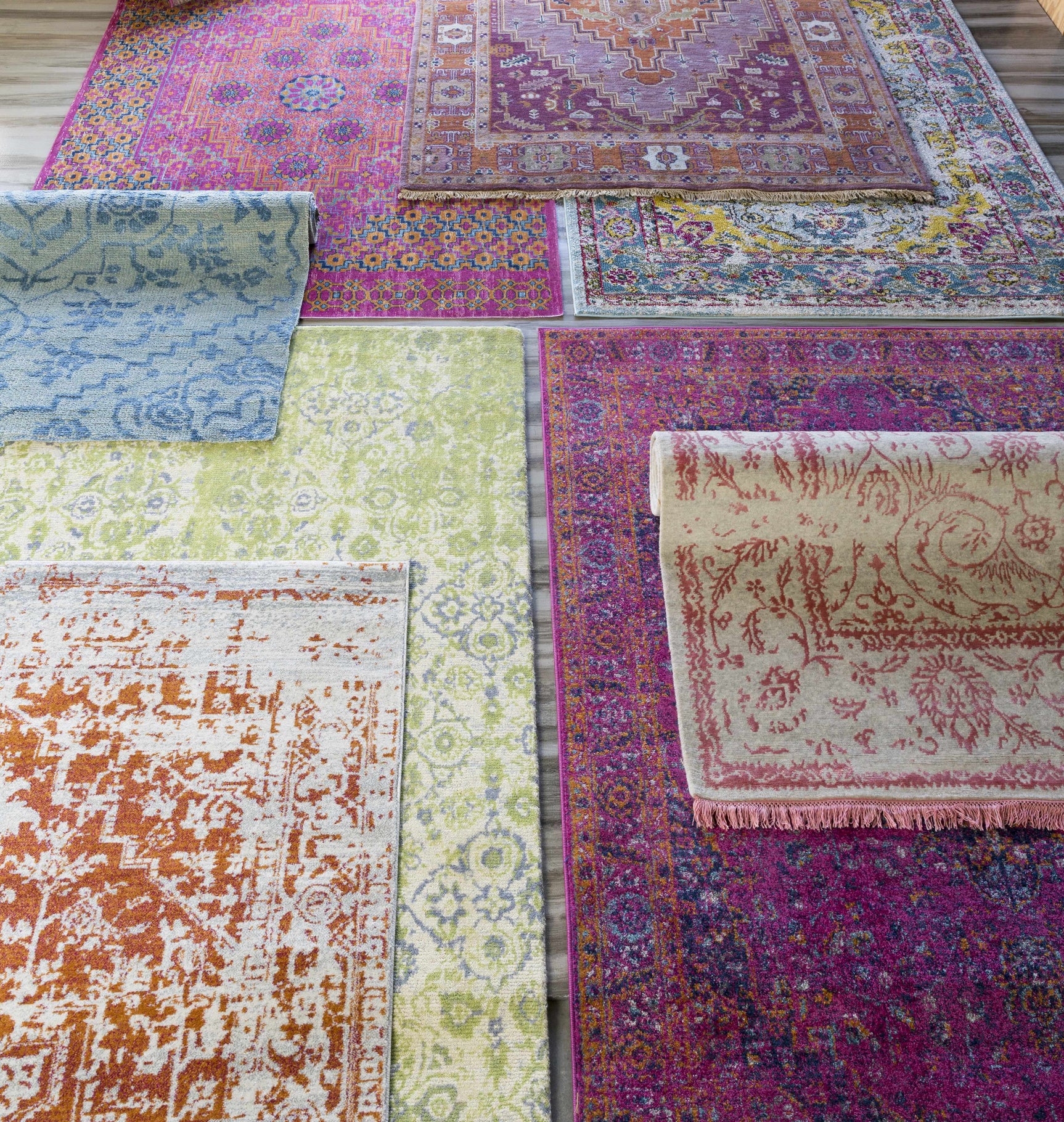 Milliken Magenta Area Rug - Ornate Home