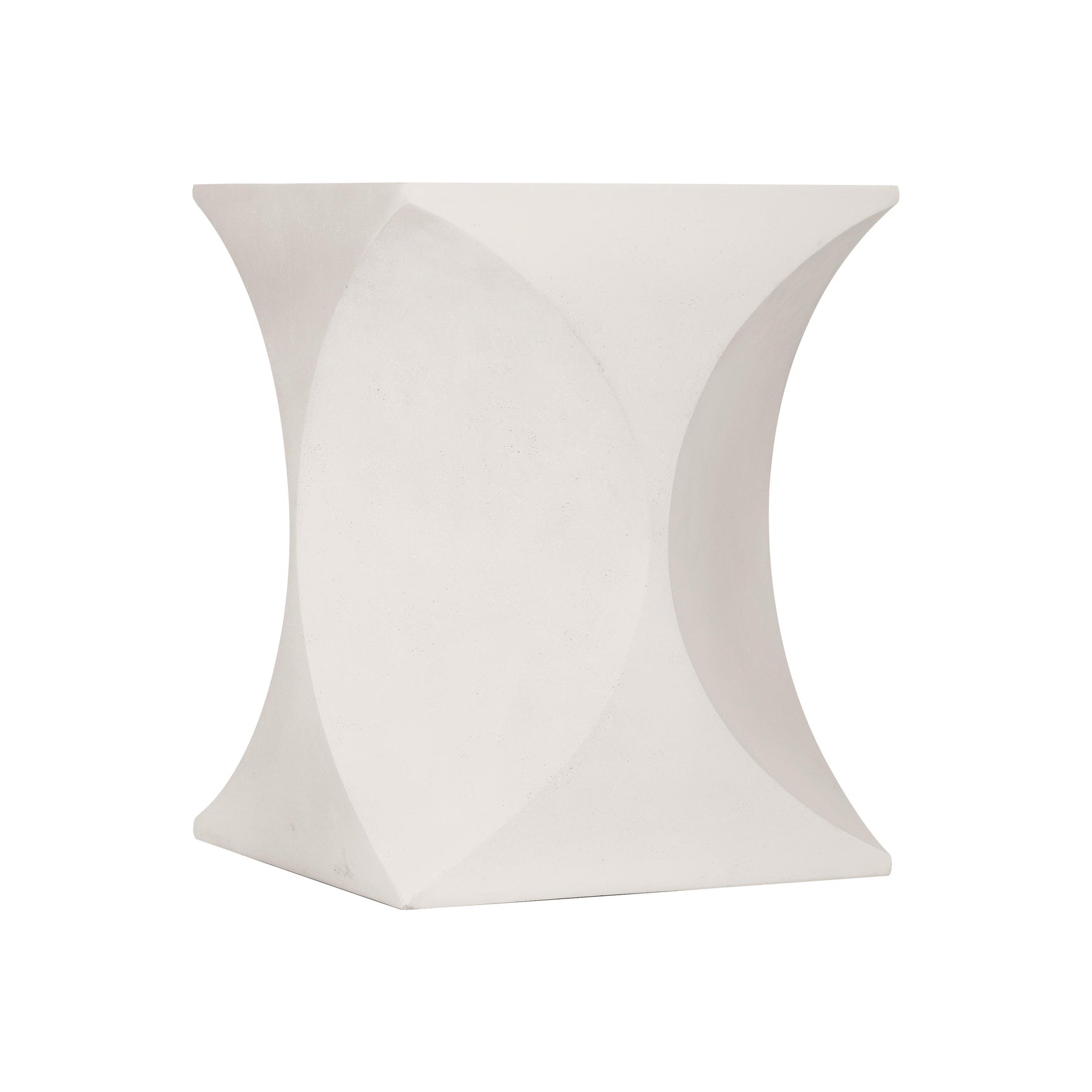 Millim White Outdoor Accent Table - Ornate Home