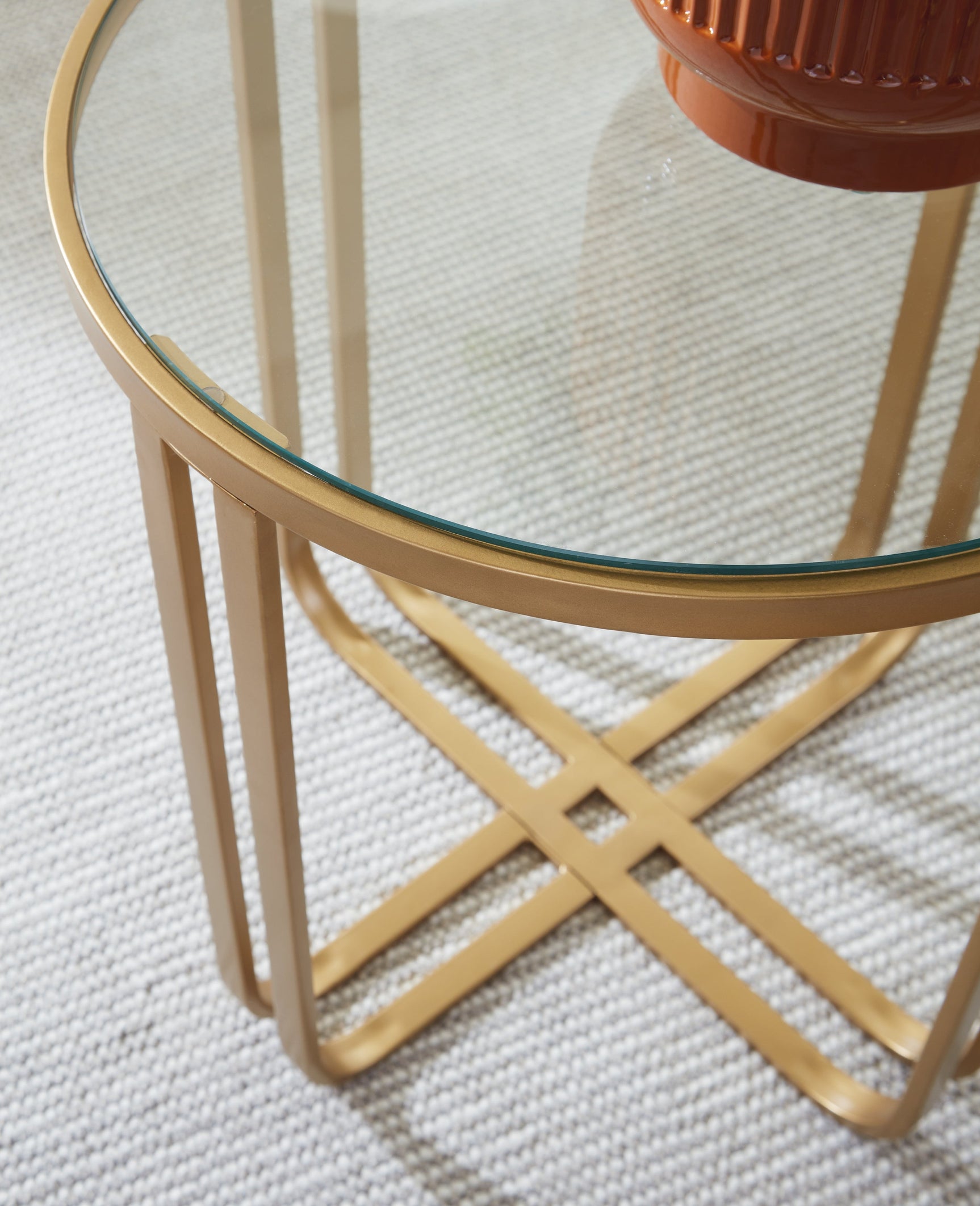 Milloton Gold Occasional Table Set (Set of 3) (Online Special Price) - Ornate Home