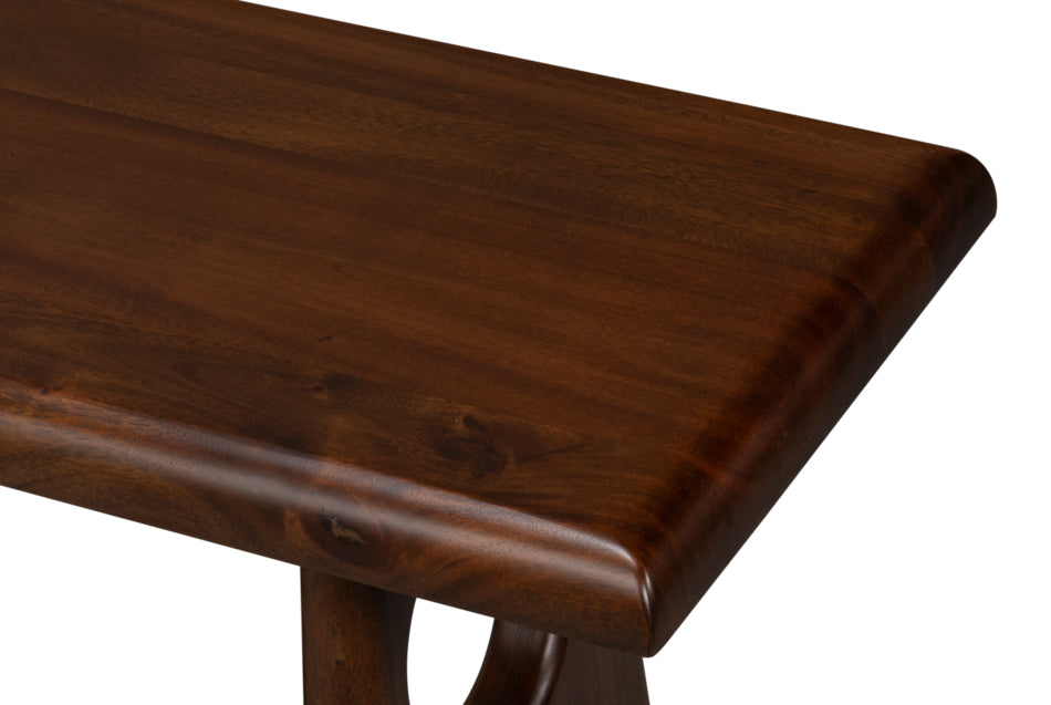 Millwright Brown Mahogany Bench - Ornate Home