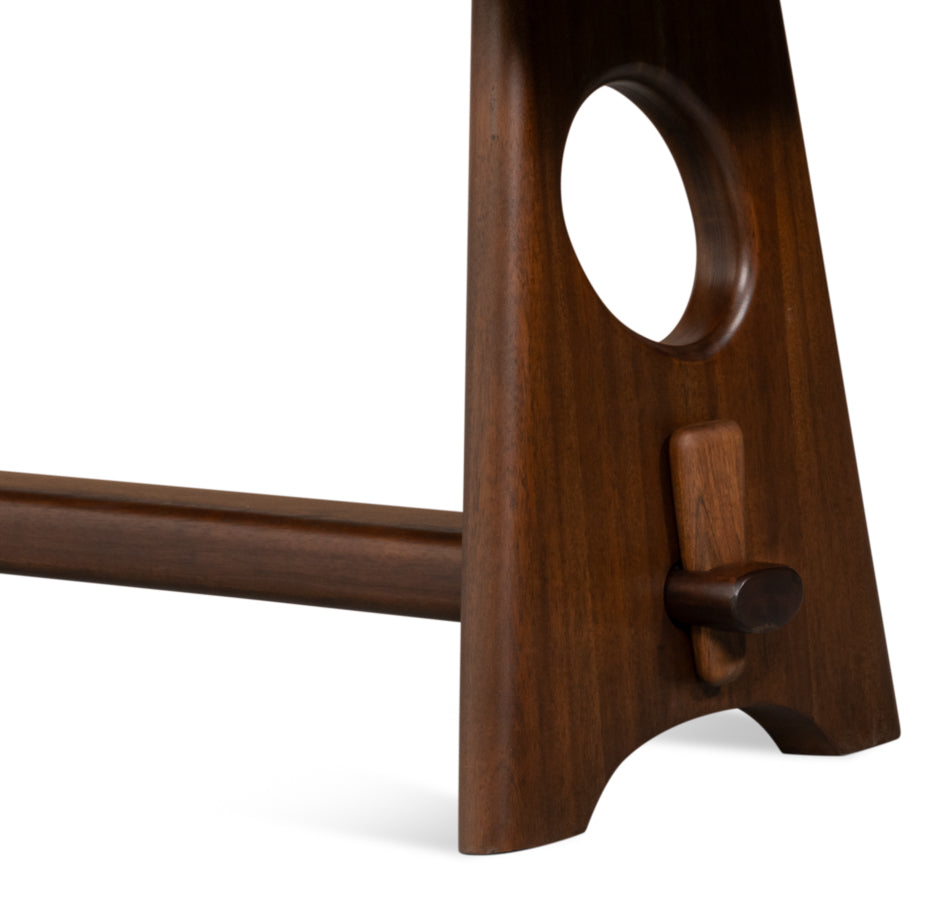 Millwright Brown Mahogany Bench - Ornate Home
