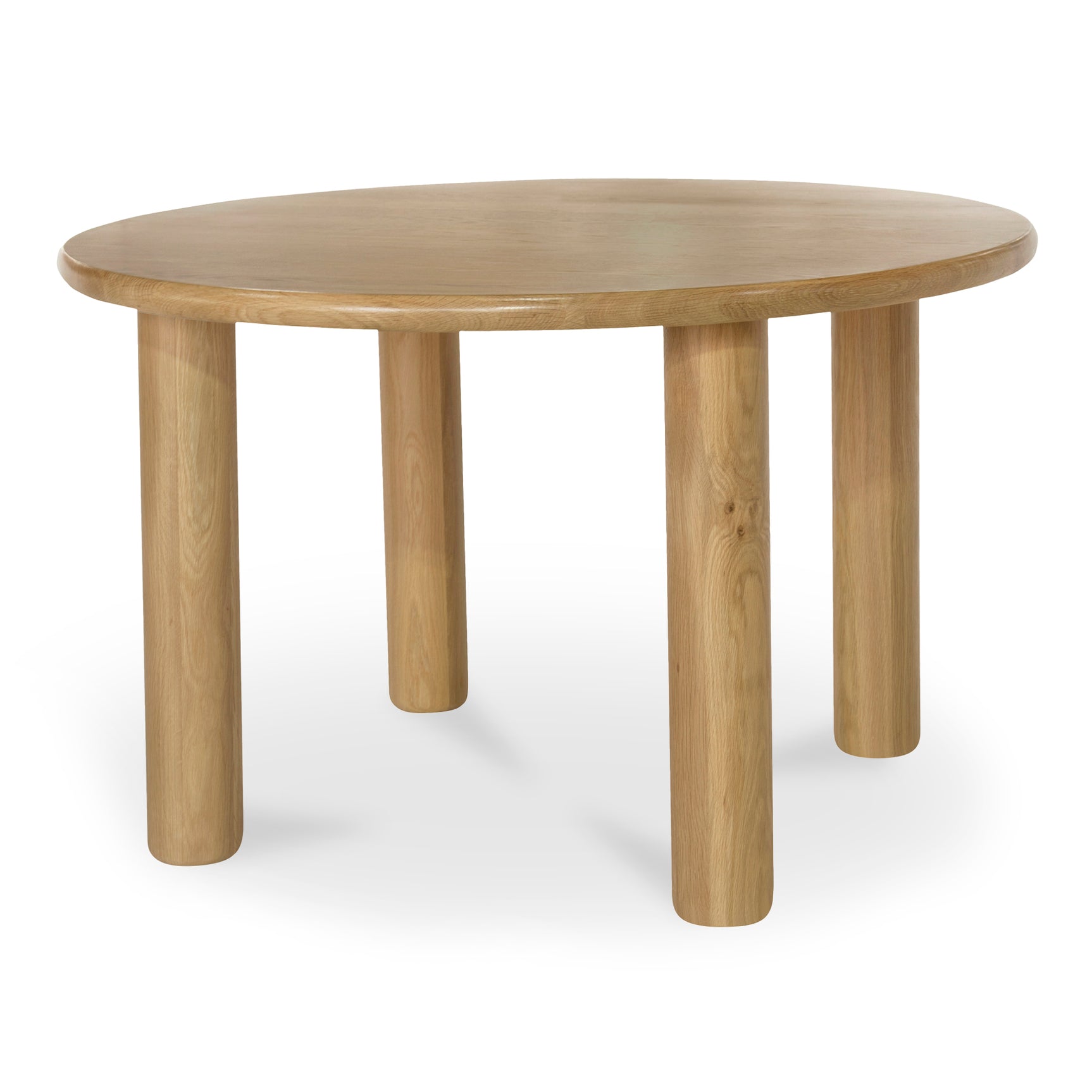 Milo Oak Round Dining Table - Ornate Home
