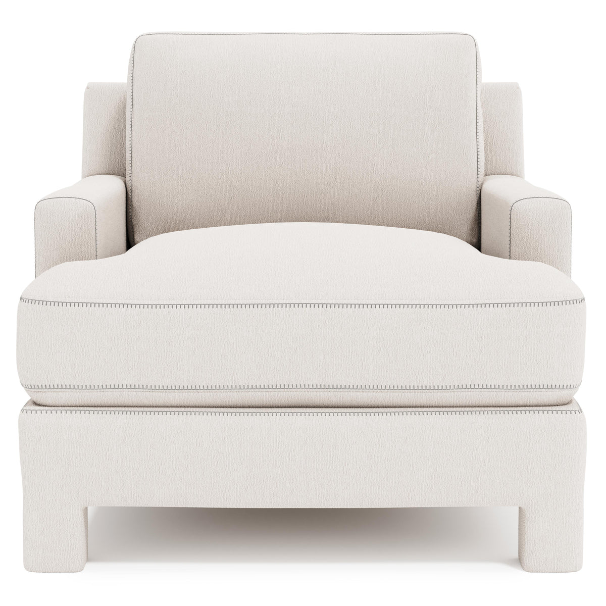 Mily Gray Chair Without Pillows - Ornate Home
