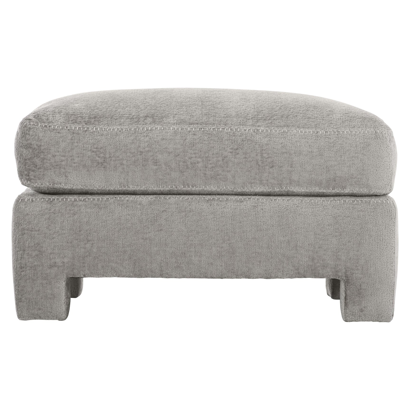Mily Grey Fabric Bumper Ottoman - Ornate Home