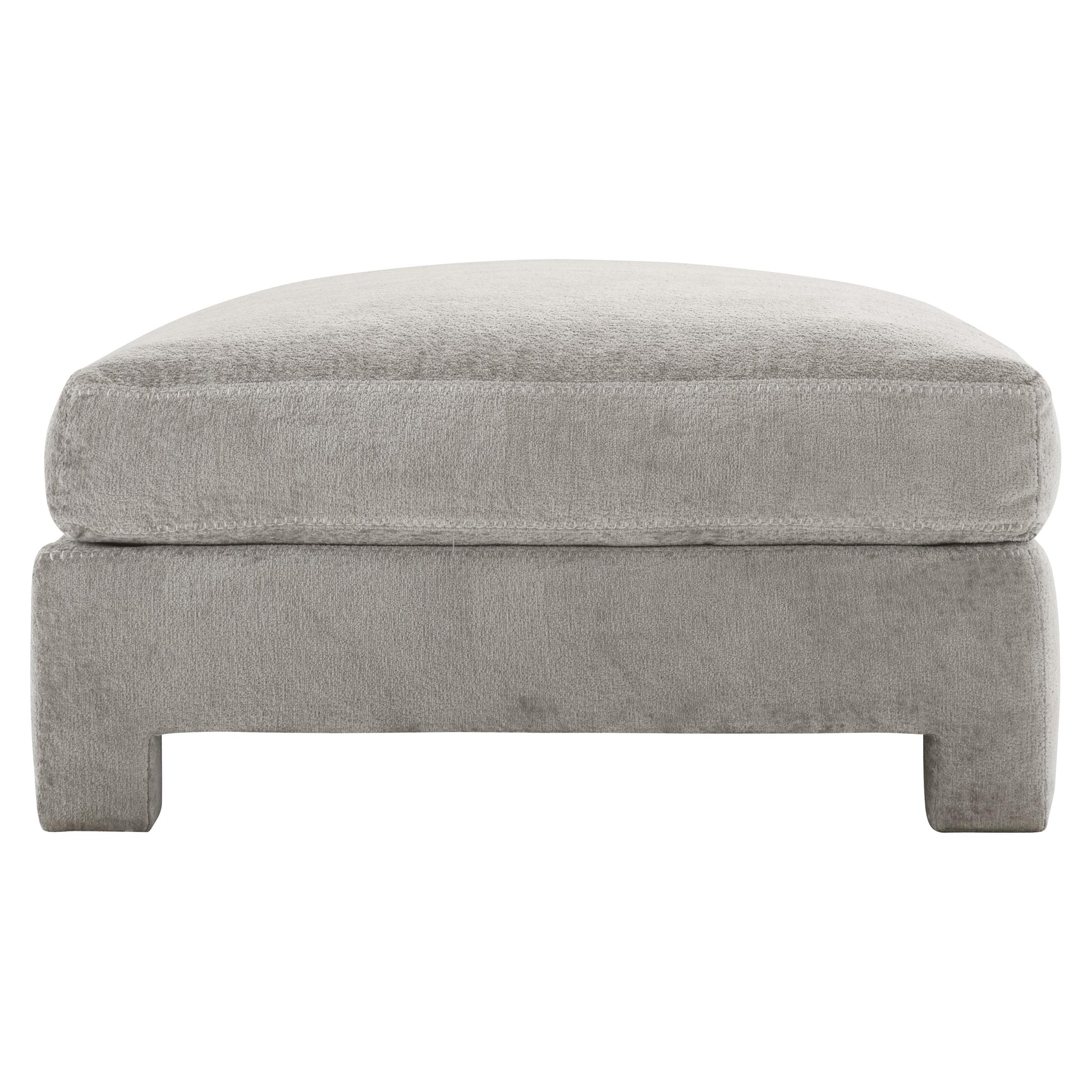 Mily Grey Fabric Cocktail Ottoman - Ornate Home