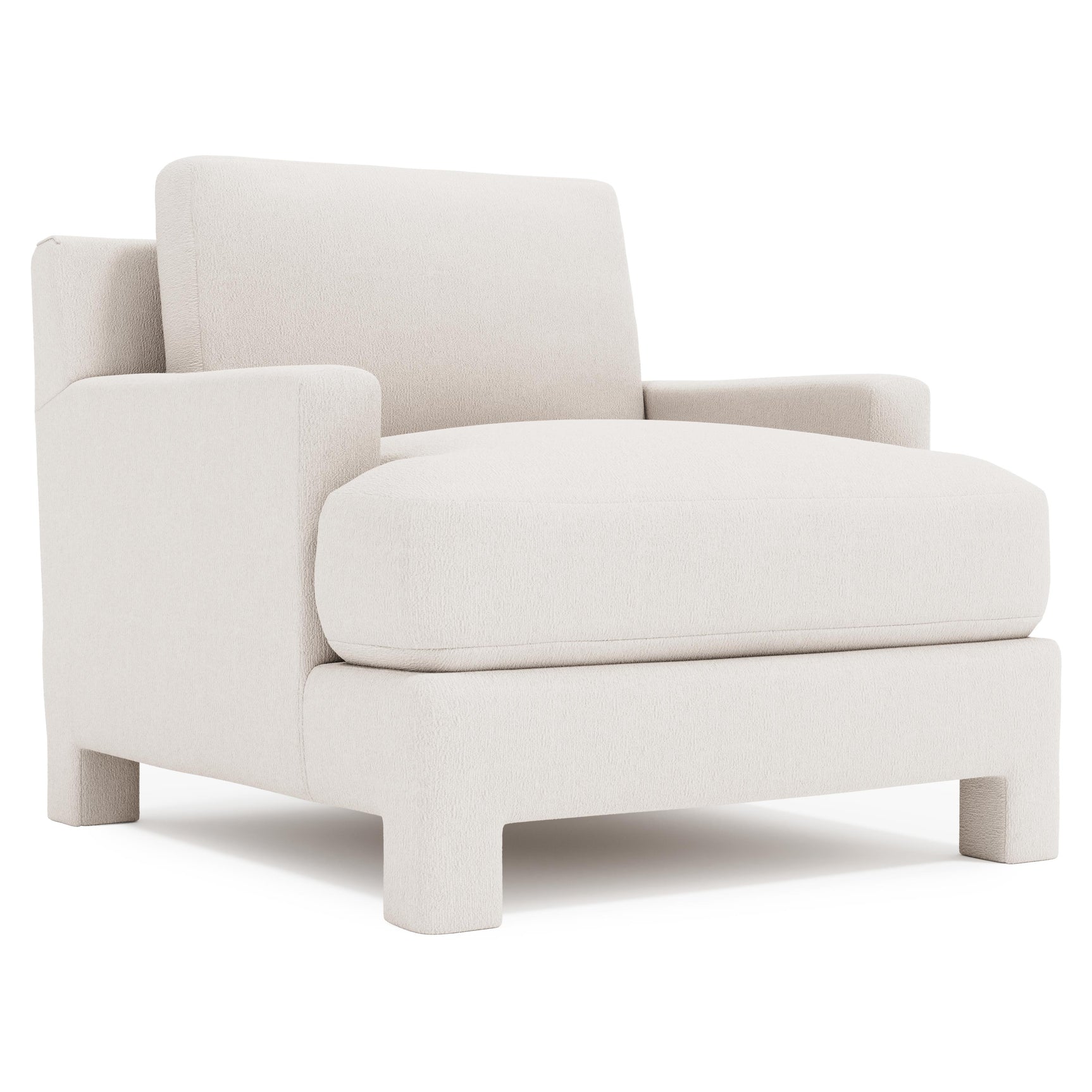 Mily Ivory Chair Without Pillows - Ornate Home