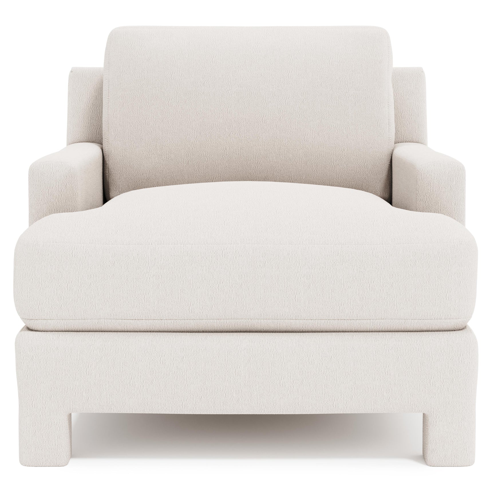Mily Ivory Chair Without Pillows - Ornate Home