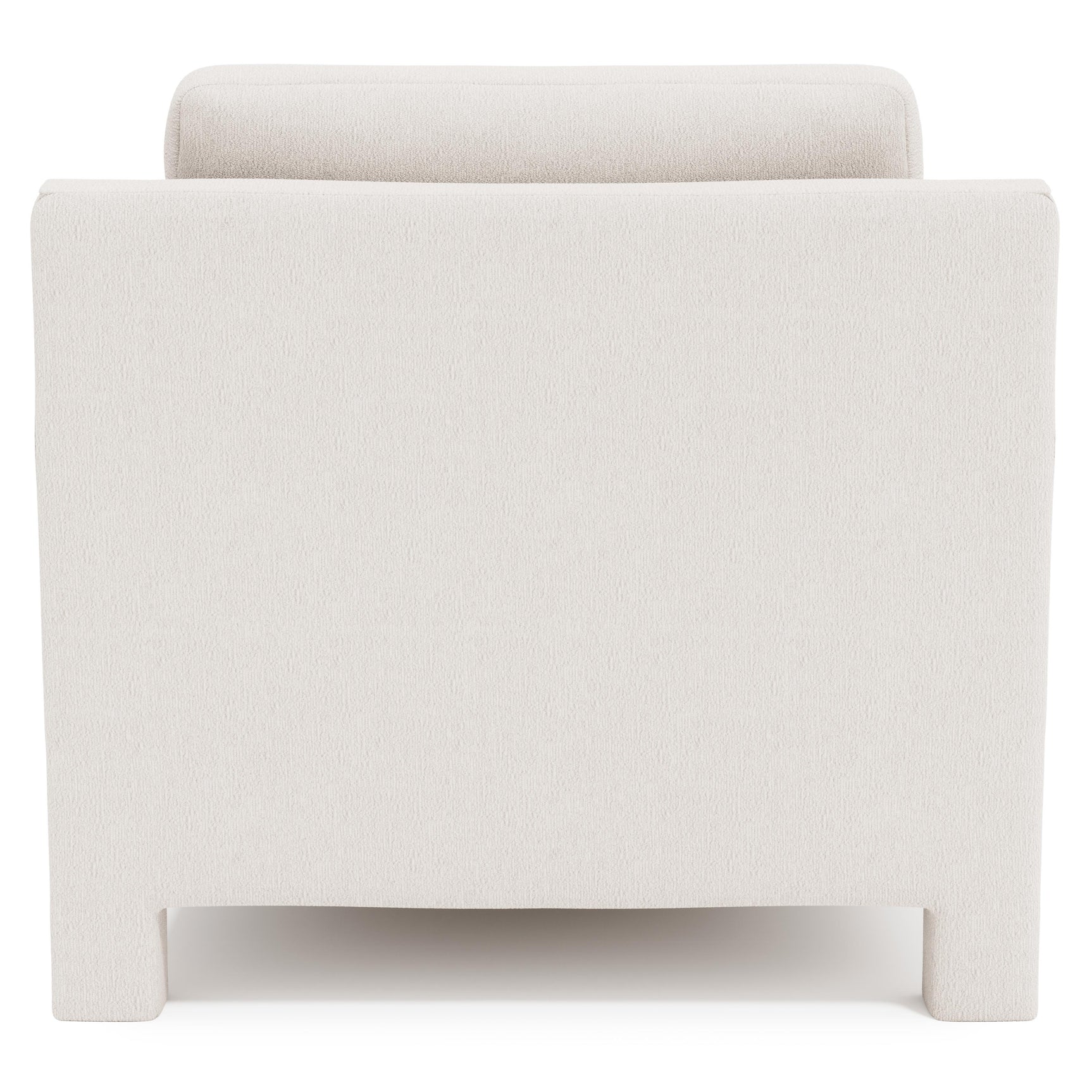 Mily Ivory Chaise Without Pillows - Ornate Home