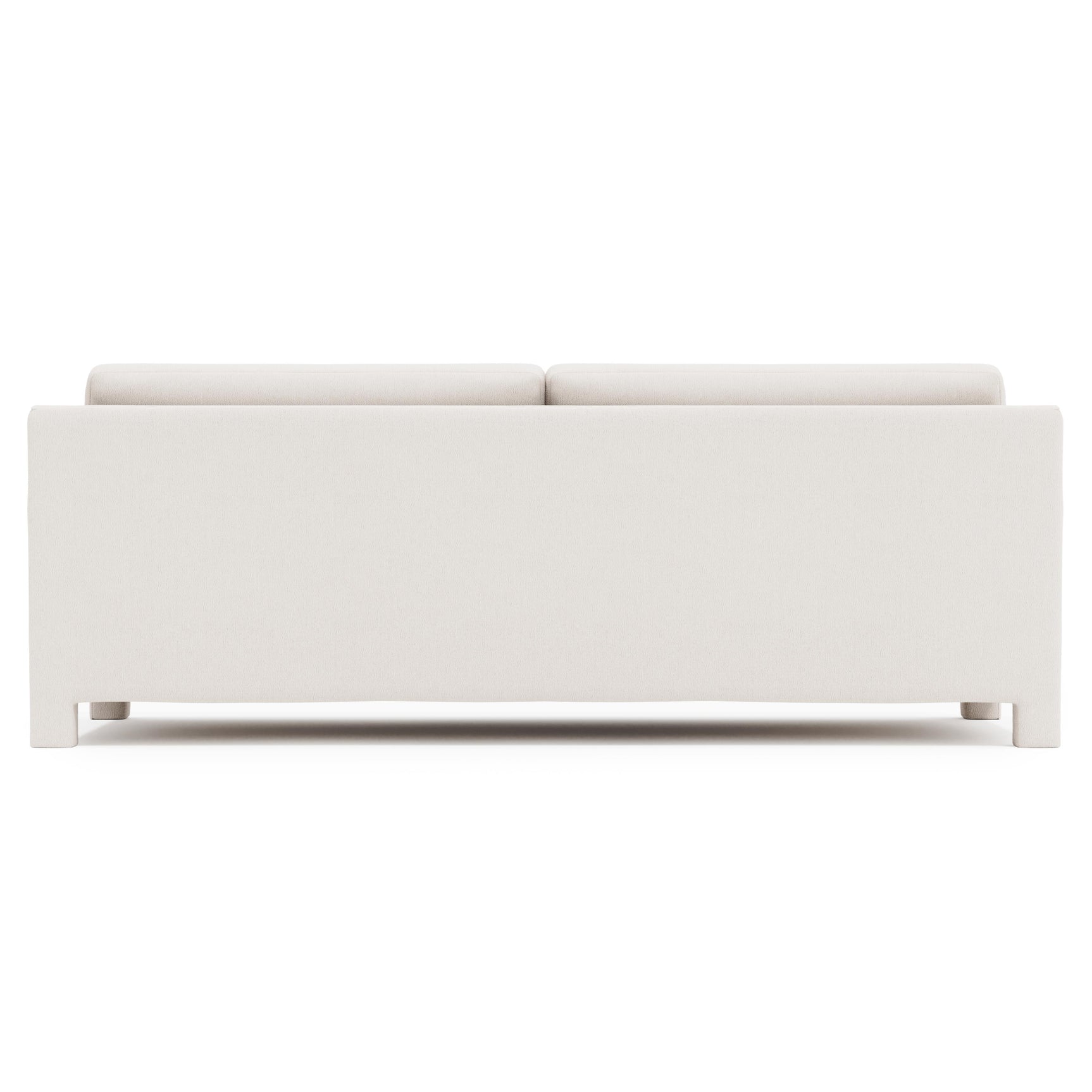 Mily Ivory Sofa Without Pillows - Ornate Home