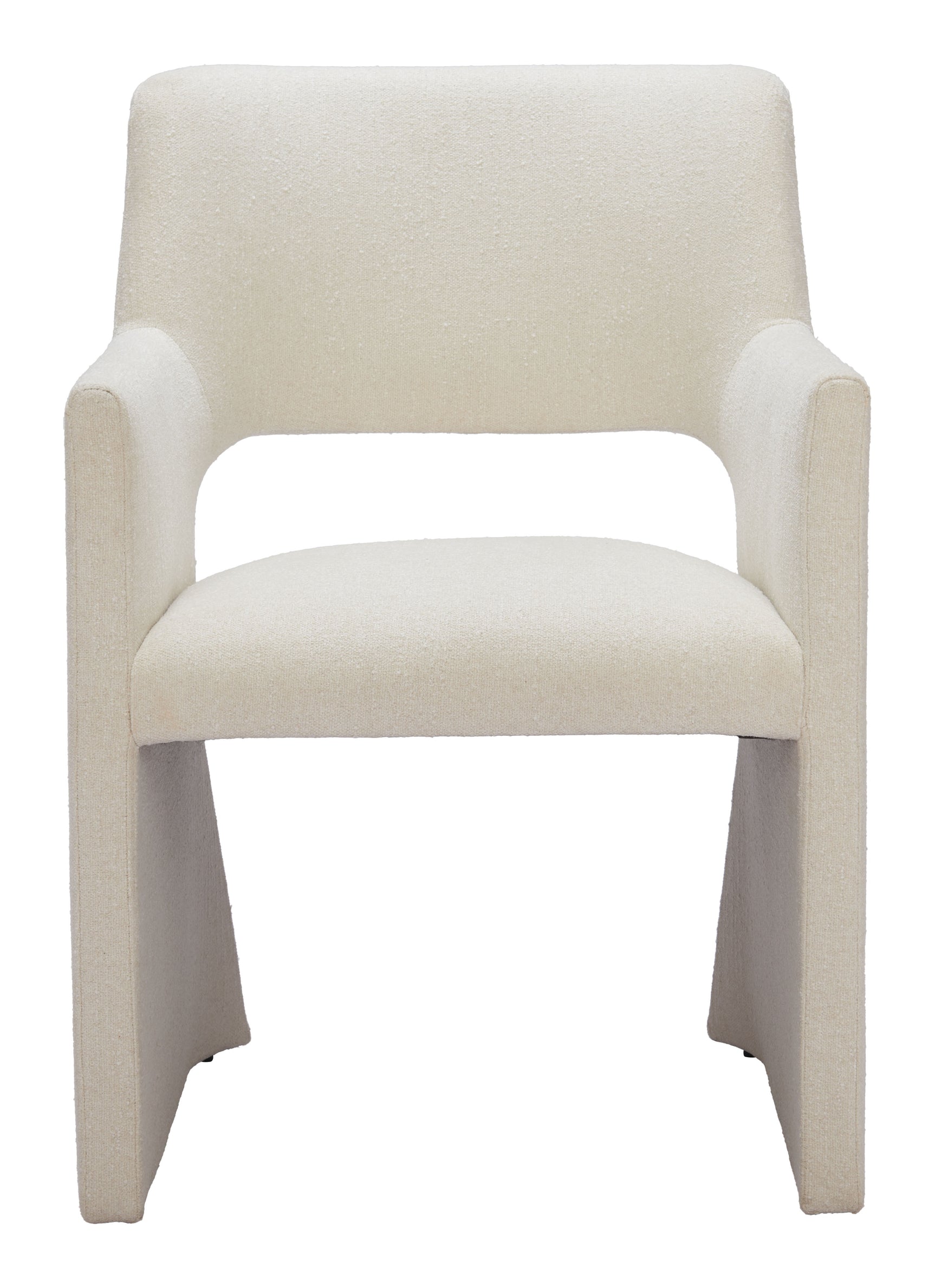 Minet Linen White Dining Chair - Ornate Home