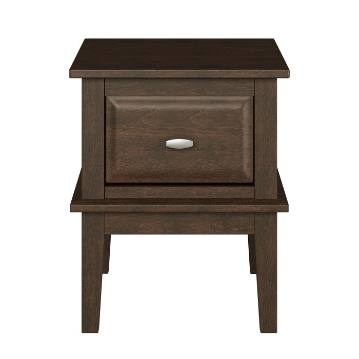 Minot Brown Cherry End Table - Ornate Home