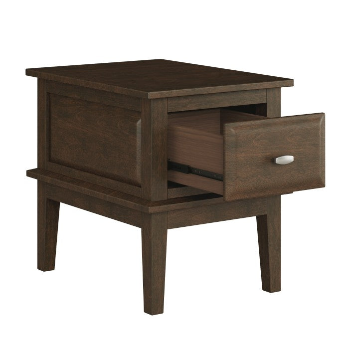 Minot Brown Cherry End Table - Ornate Home